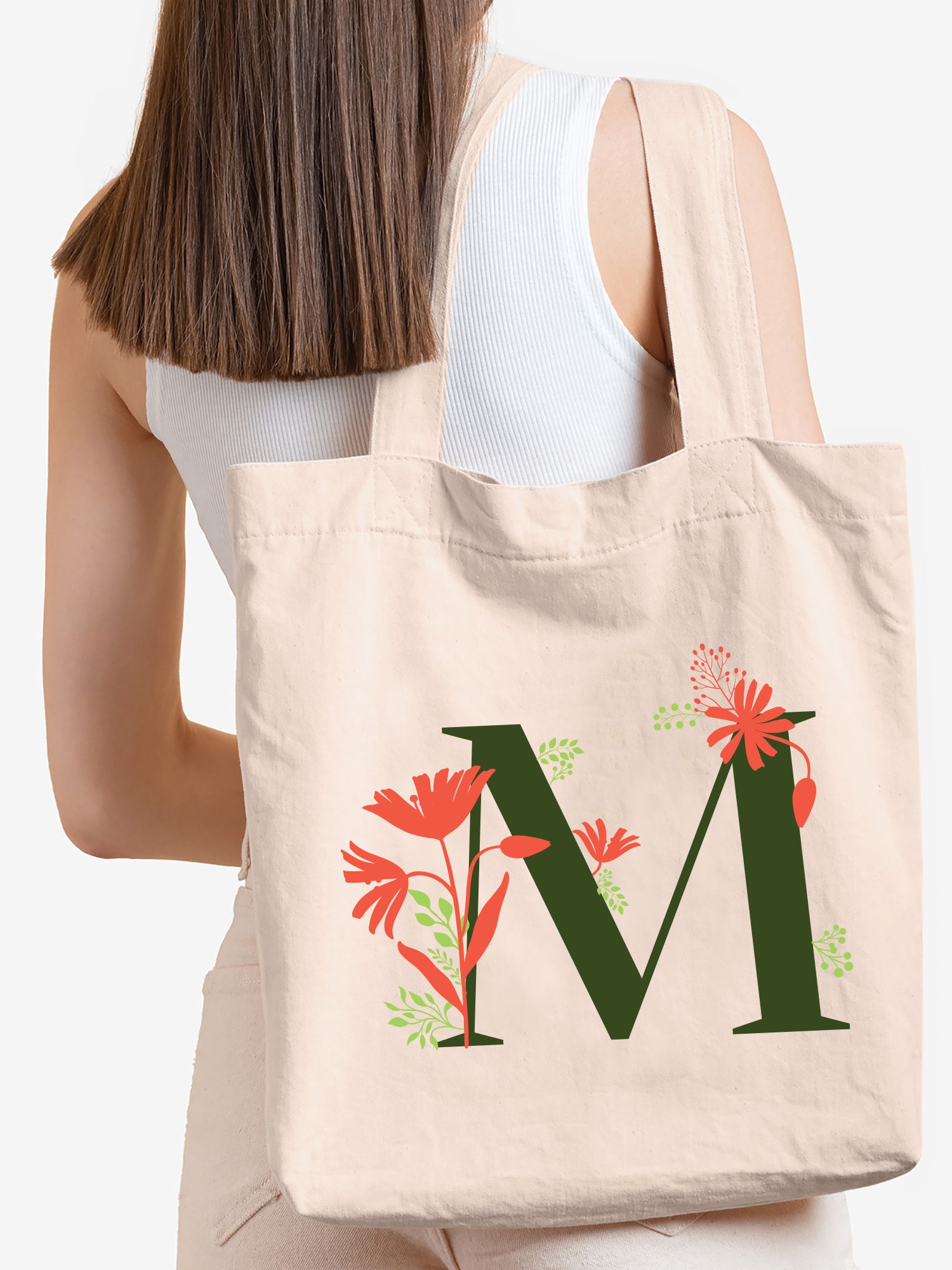 Initial M Monogram Gift Set