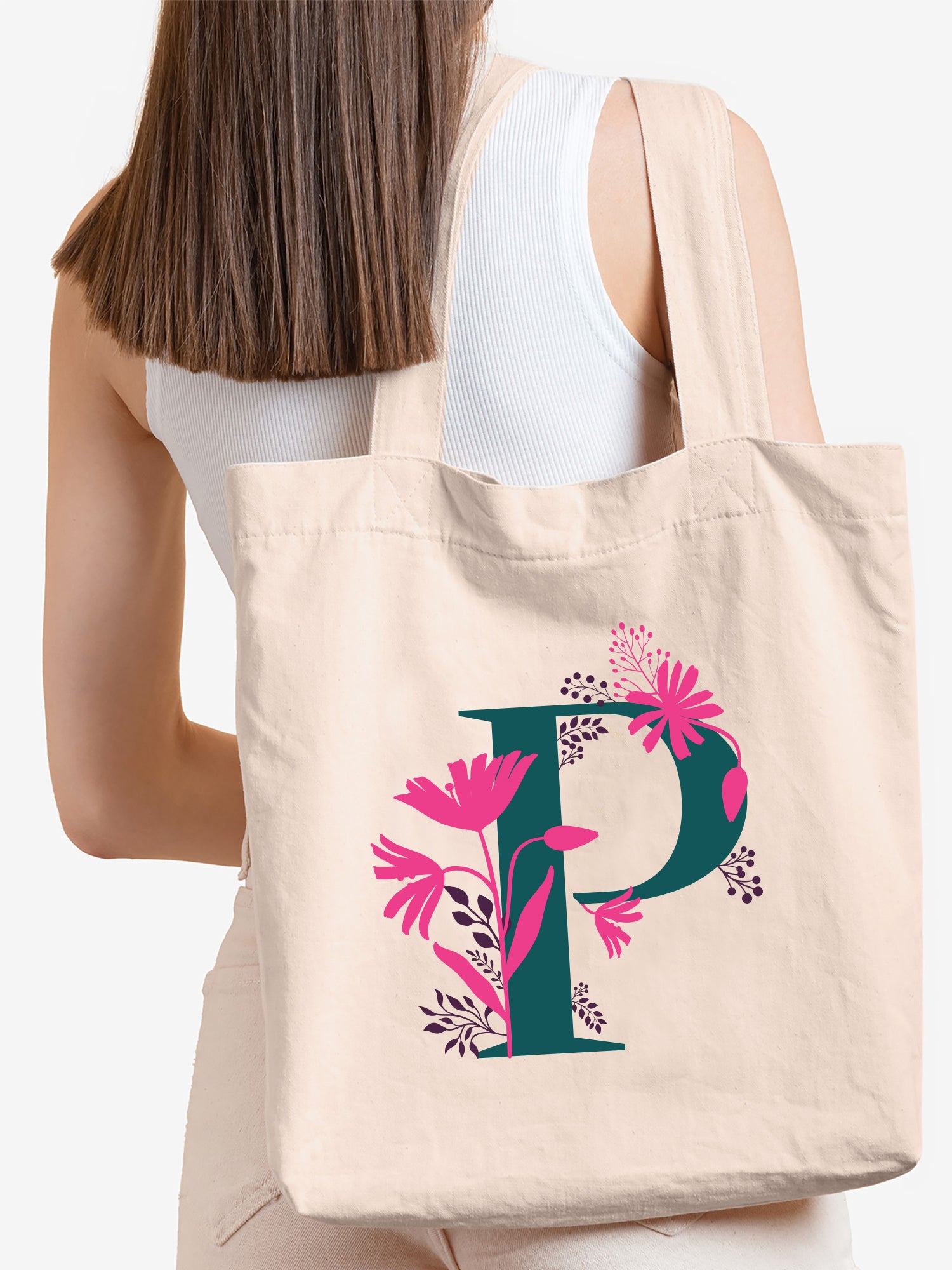 Initial P Monogram Gift Set