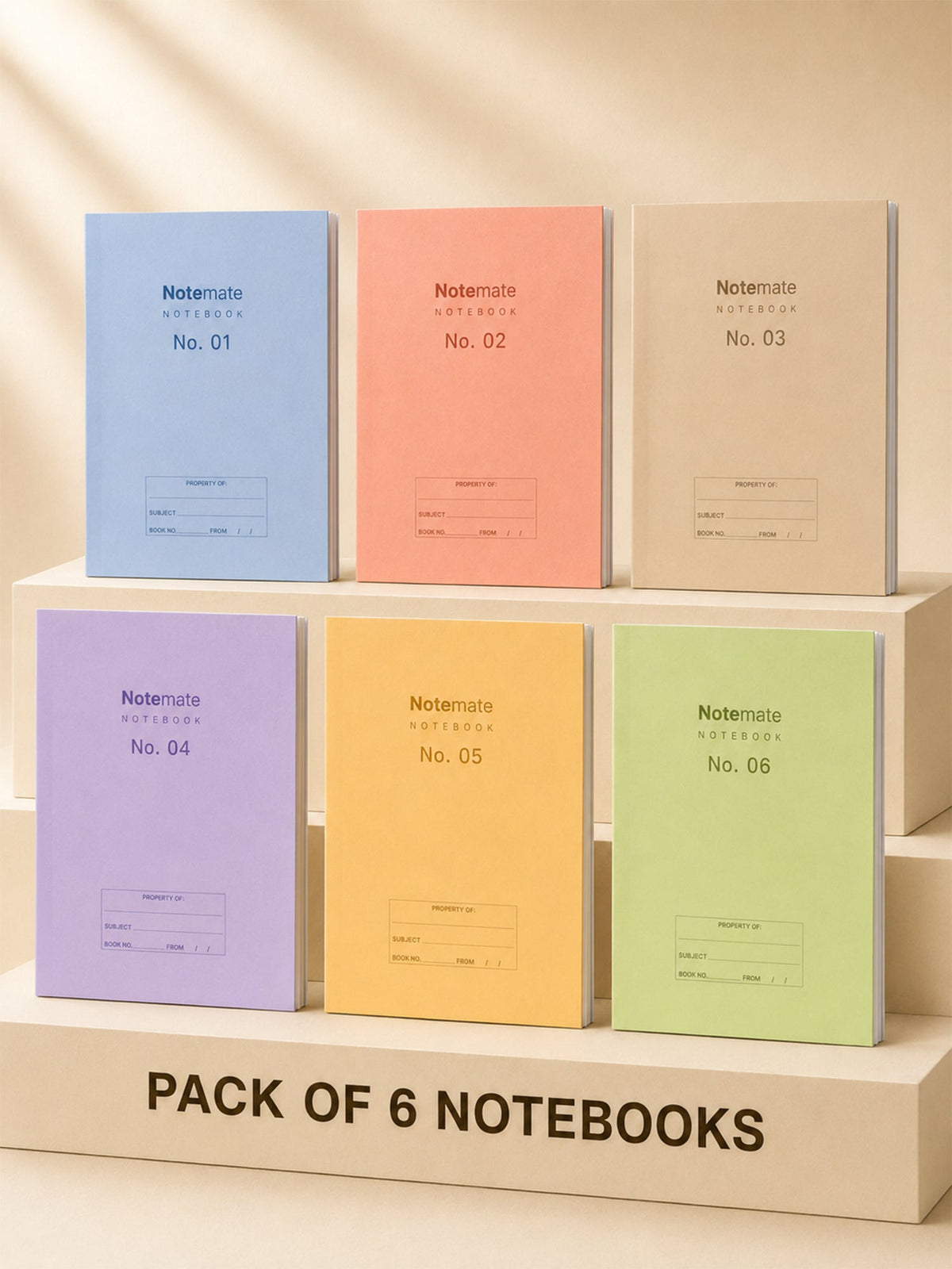 NoteMate 3 (Pack of 6)