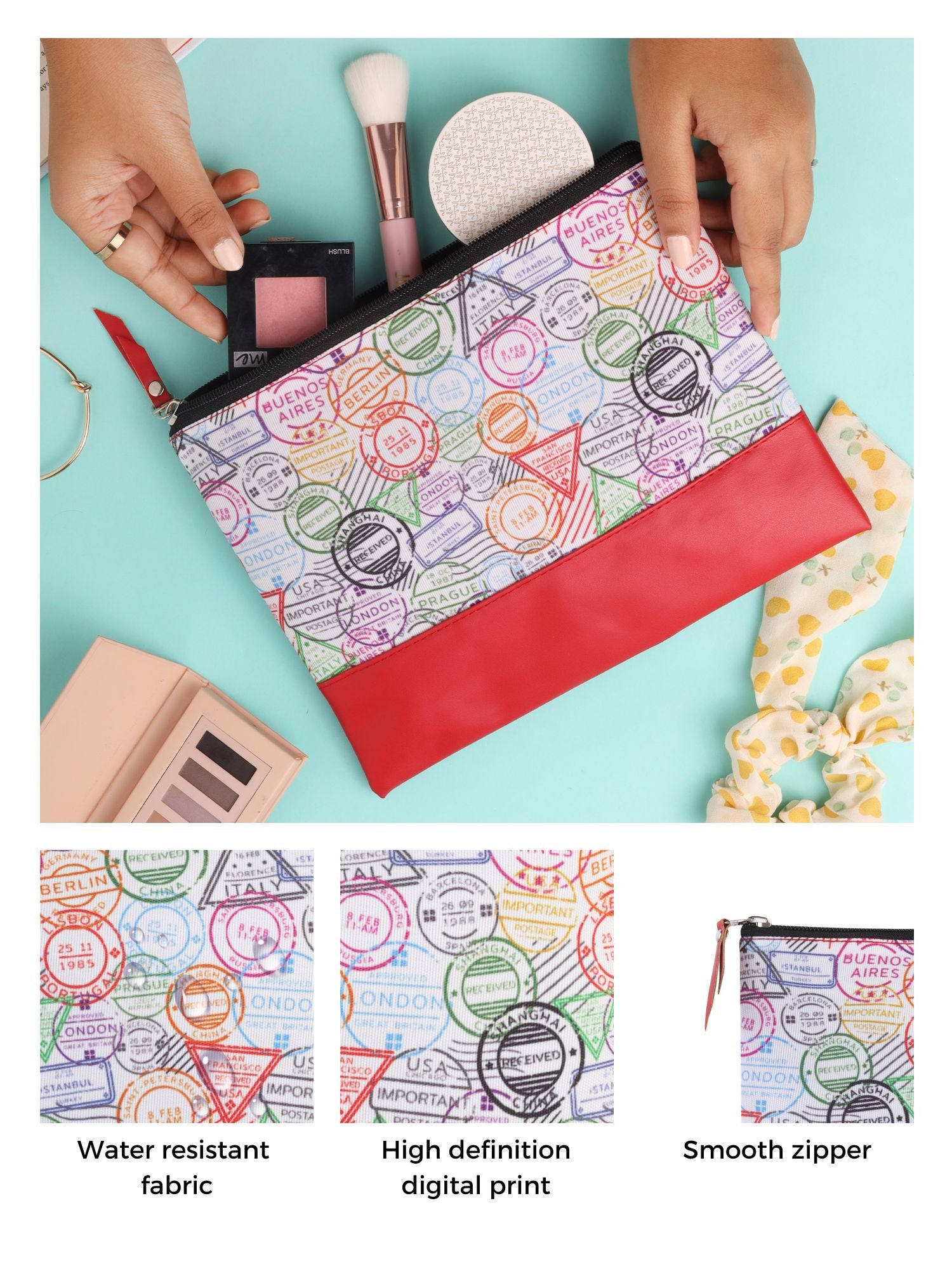 Doodle Stamps Pouch