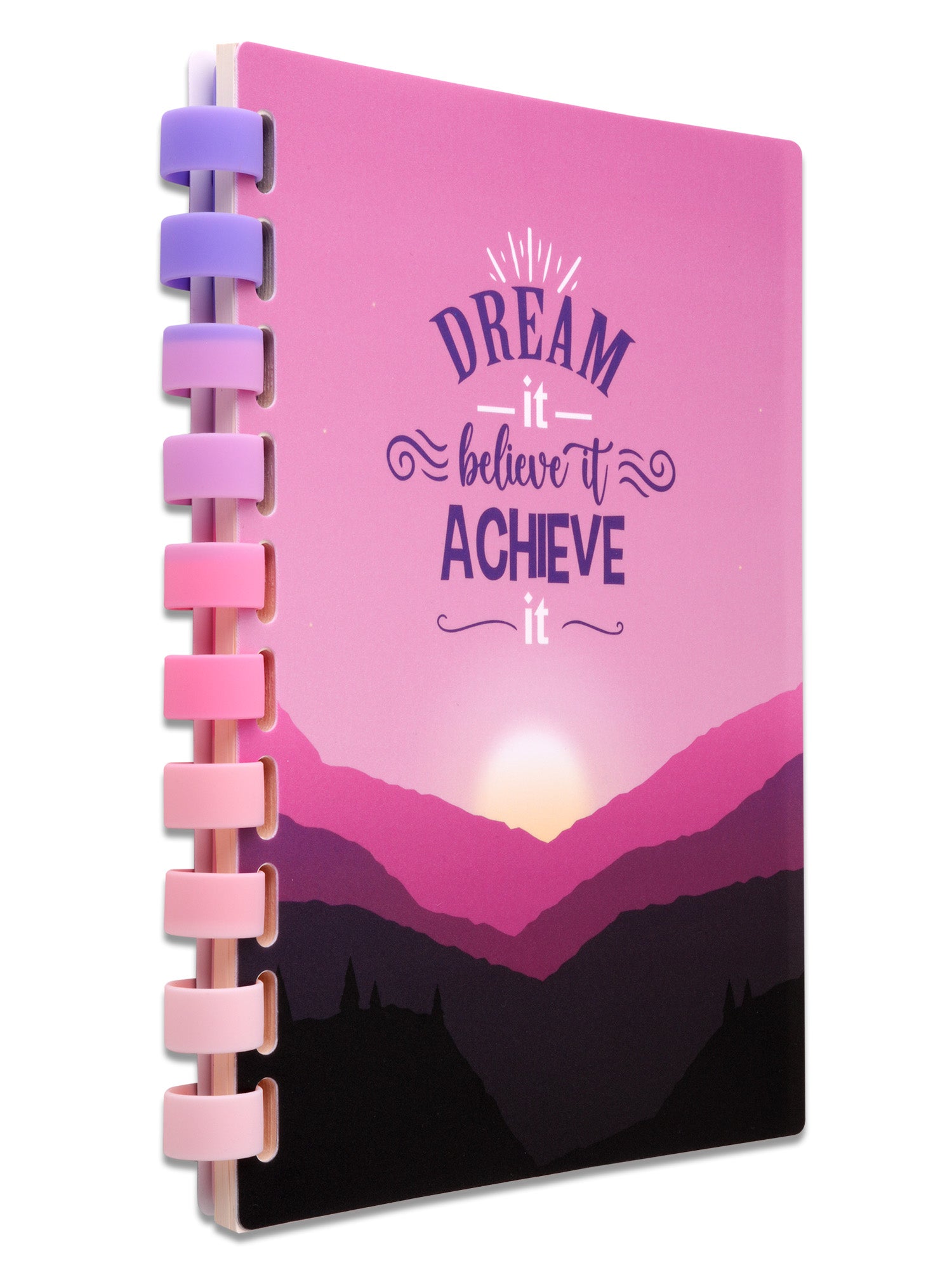 A5 Refillable Soft Wiro Notebook - Wish & Win