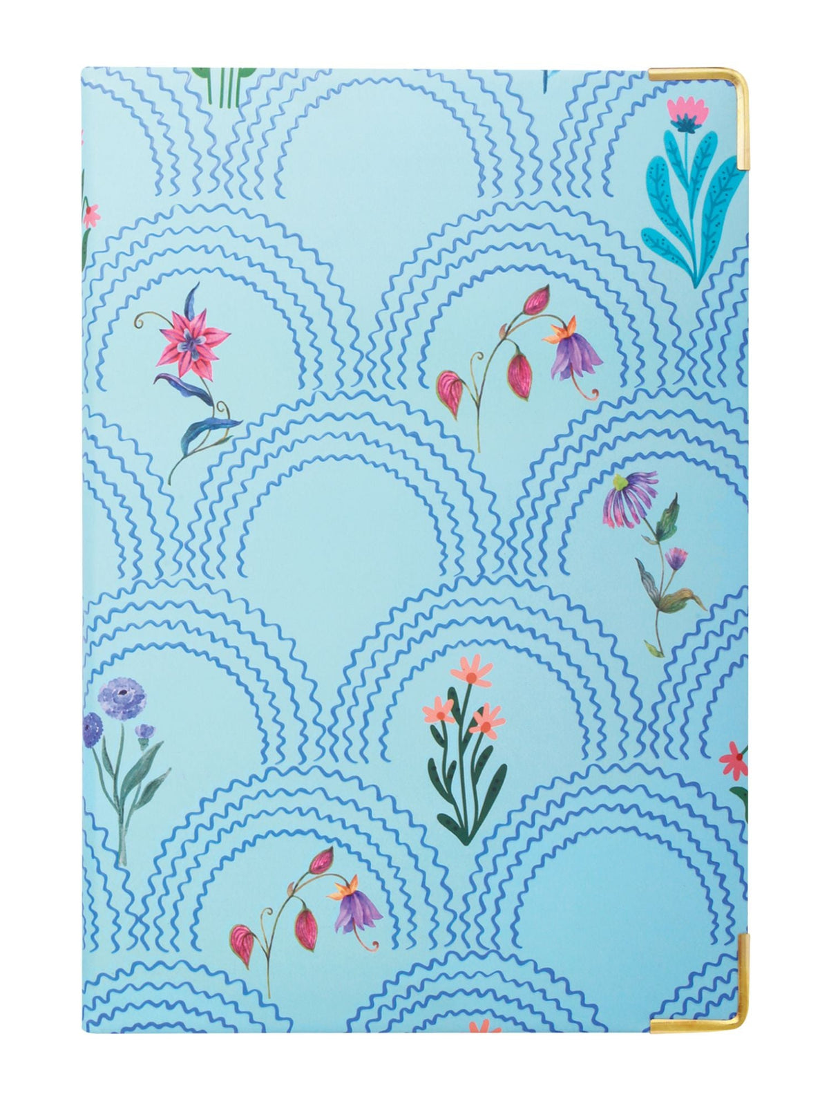 A5 Notebook with Metal Corners - Arched Elegance