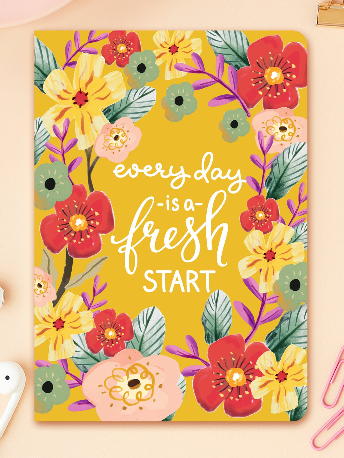 A5 Soft Cover Notebook - Daily Vibes 2
