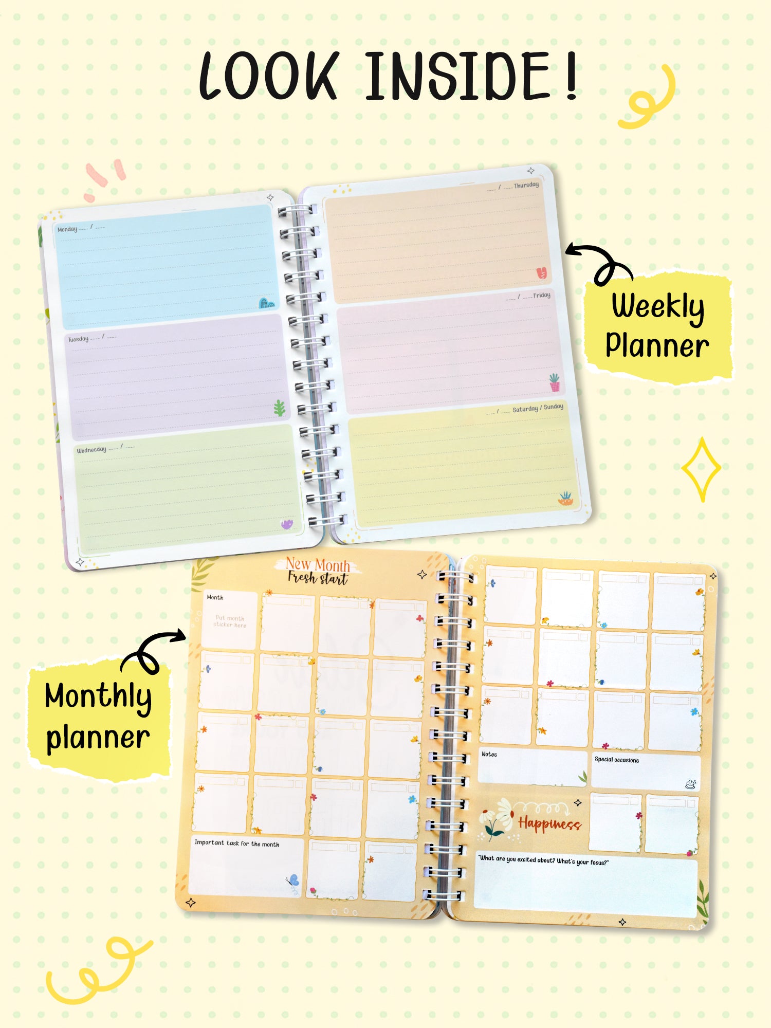 A5 Dream Life Undated Yearly Planner - Daily Drive - View 5