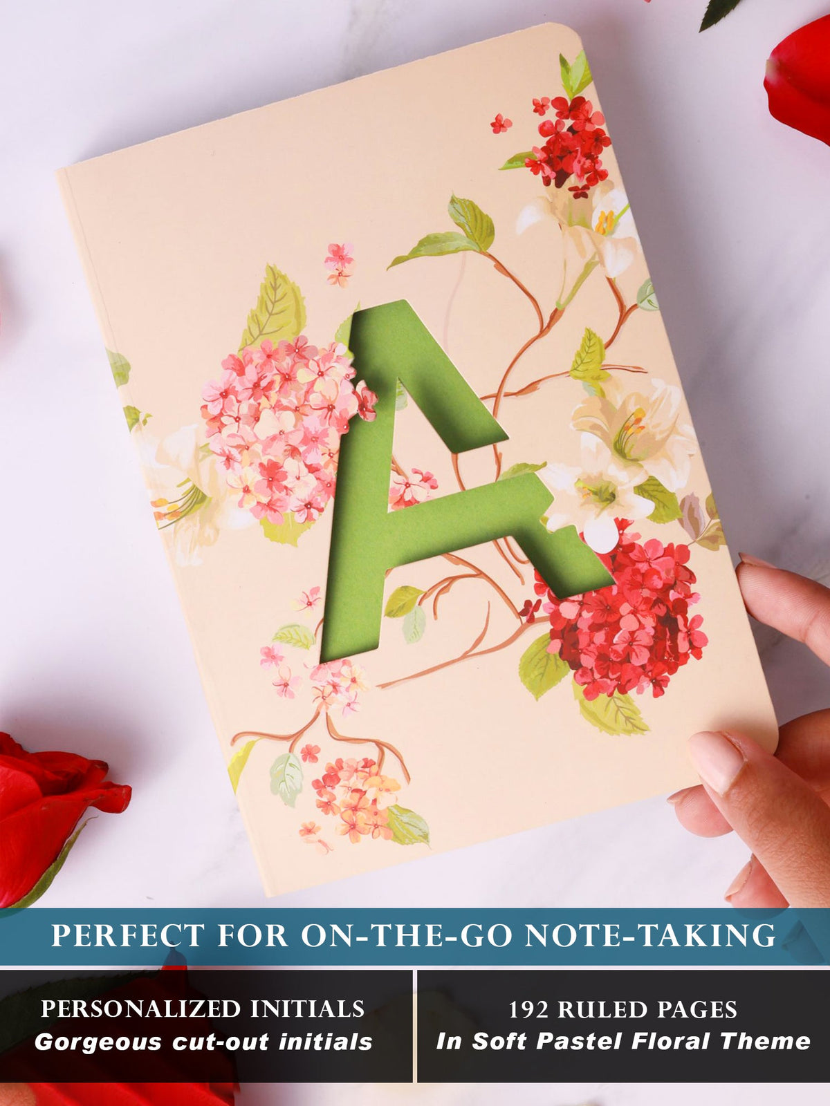Initial A Monogram Gift Set