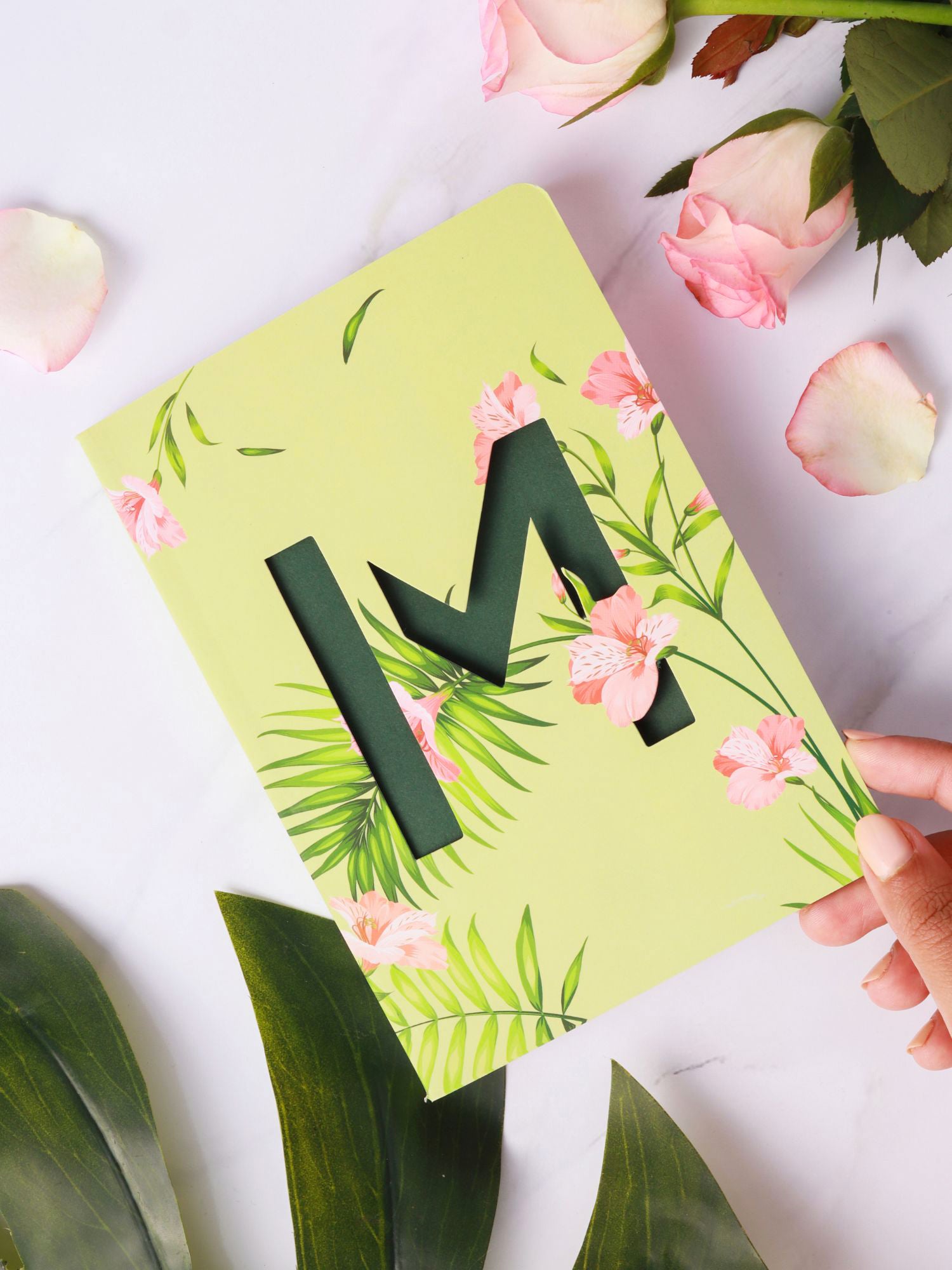 Initial M Monogram Gift Set