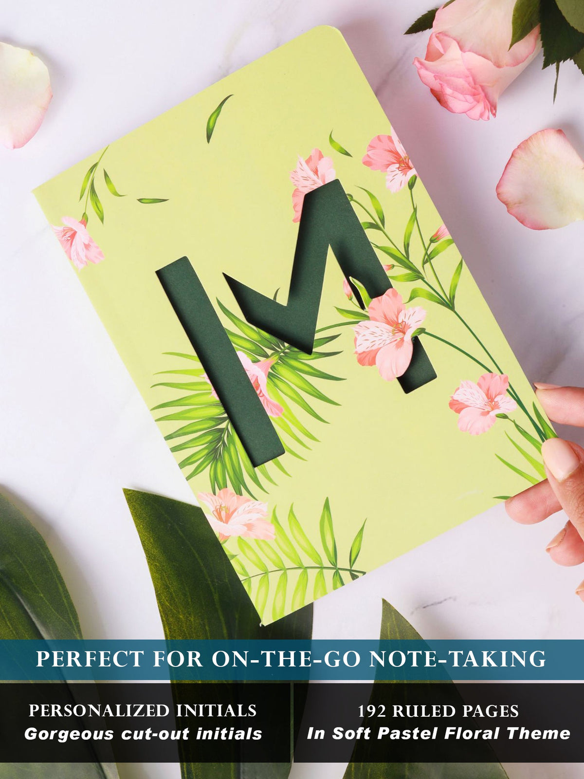 Initial M Monogram Gift Set