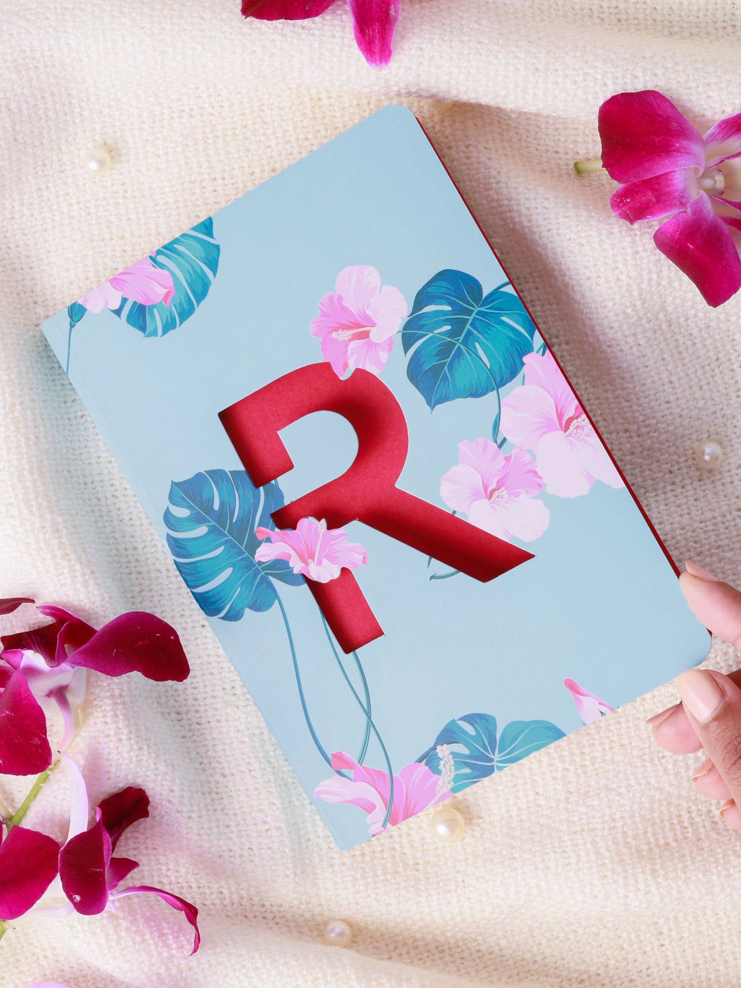 Initial R Monogram Gift Set