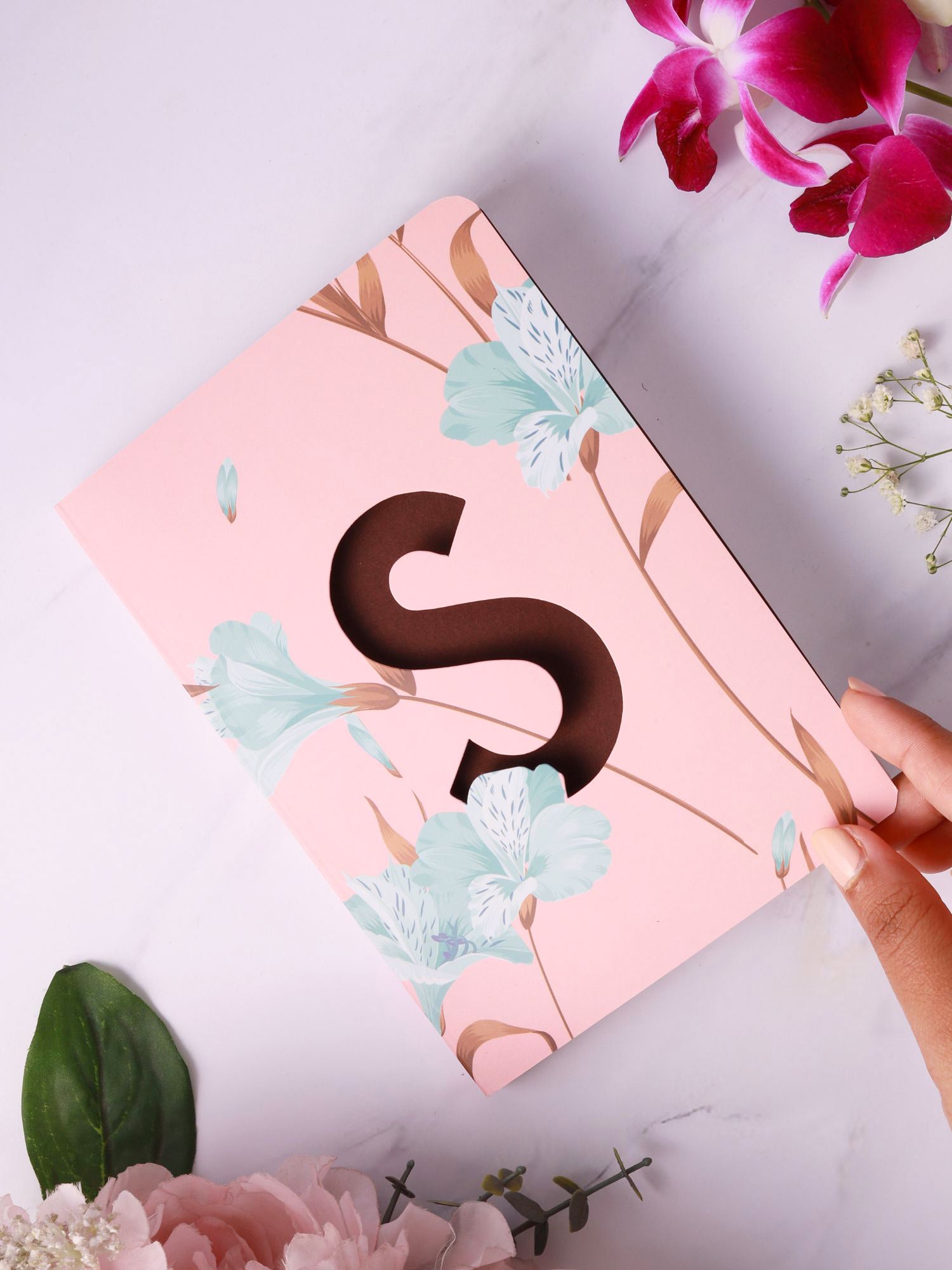 Initial S Monogram Gift Set