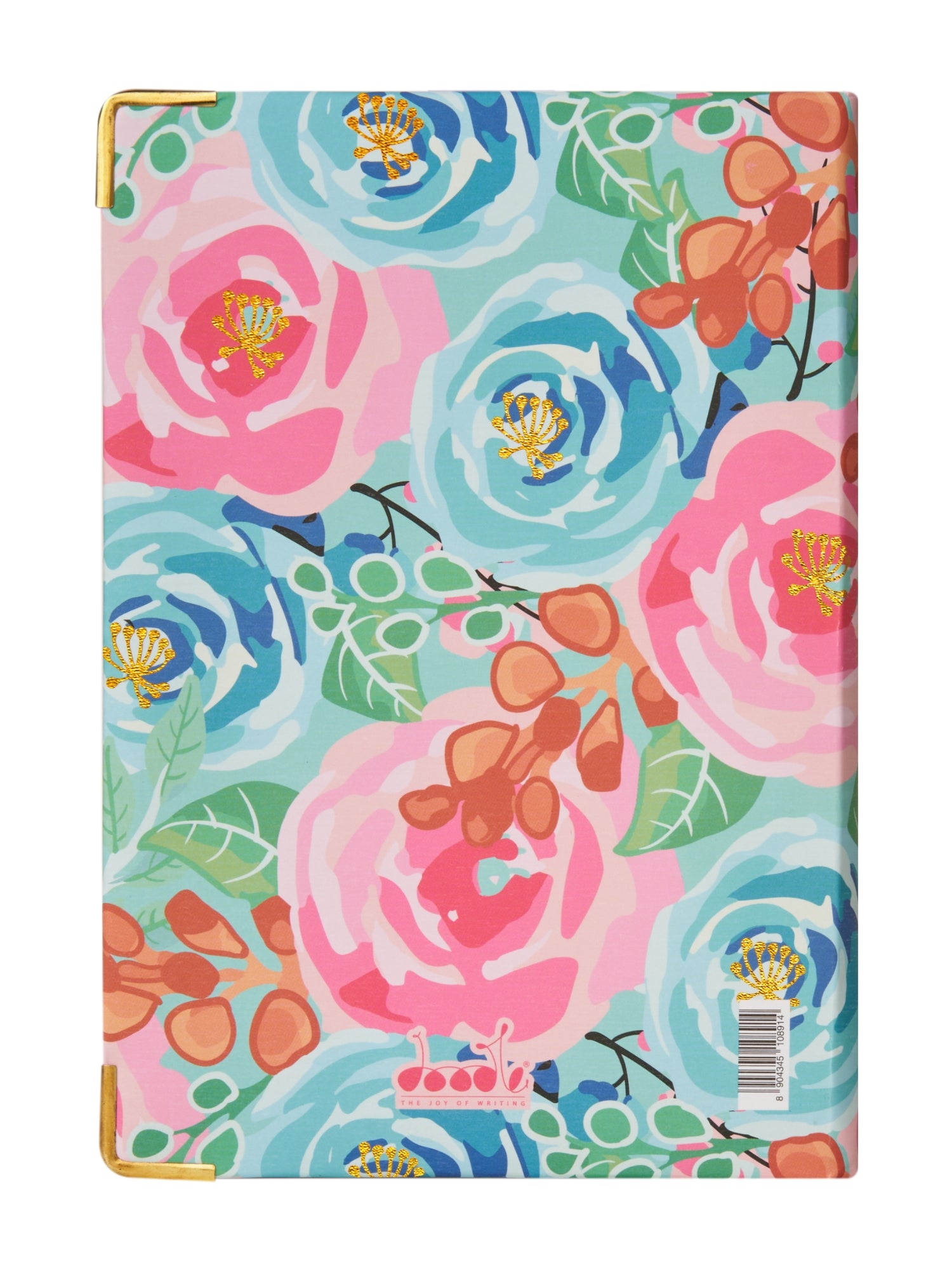A5 Premium Hard Bound Notebook with Metal Corners - Spring Blooms