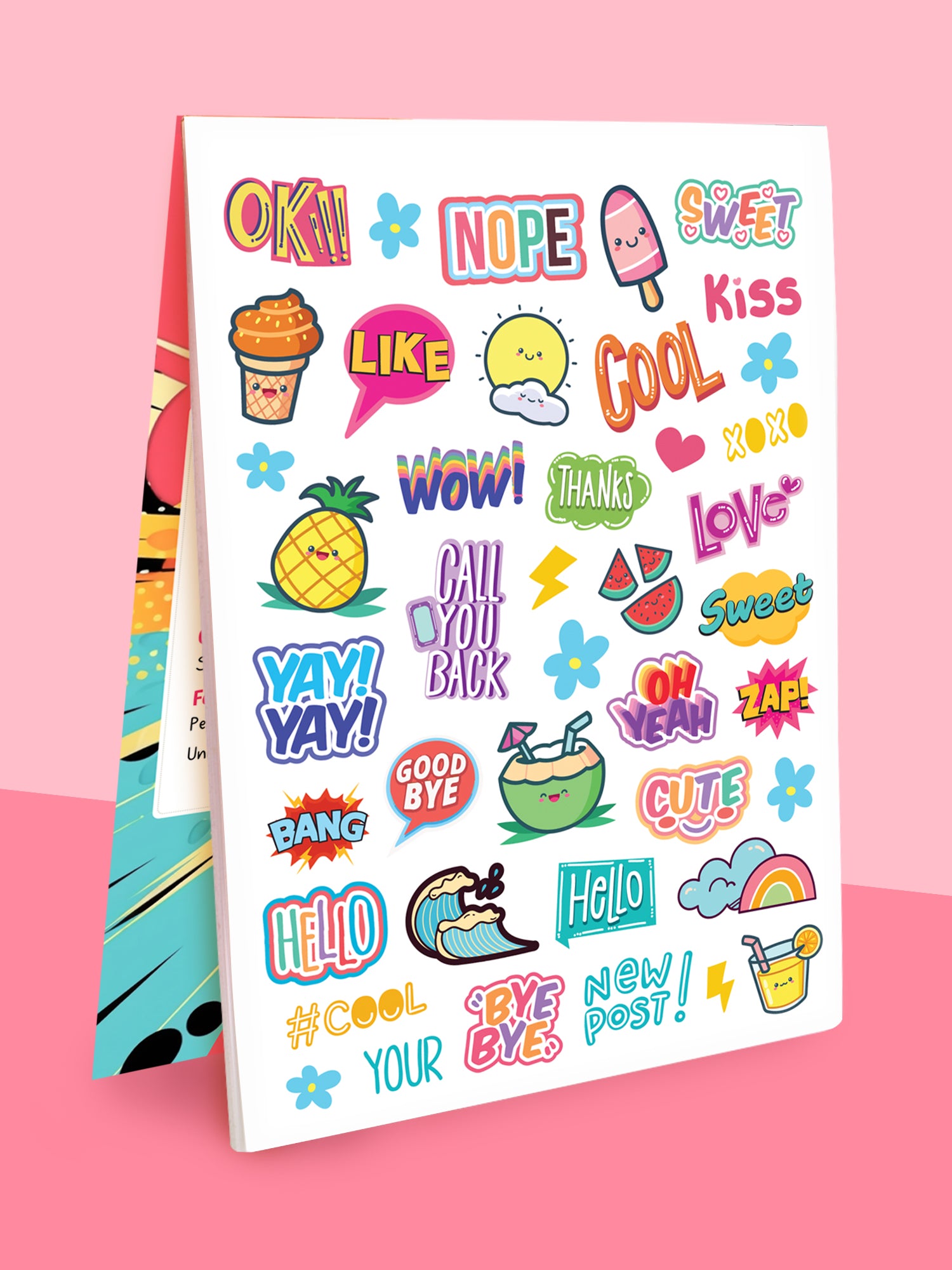 Teen Vibes Sticker Book