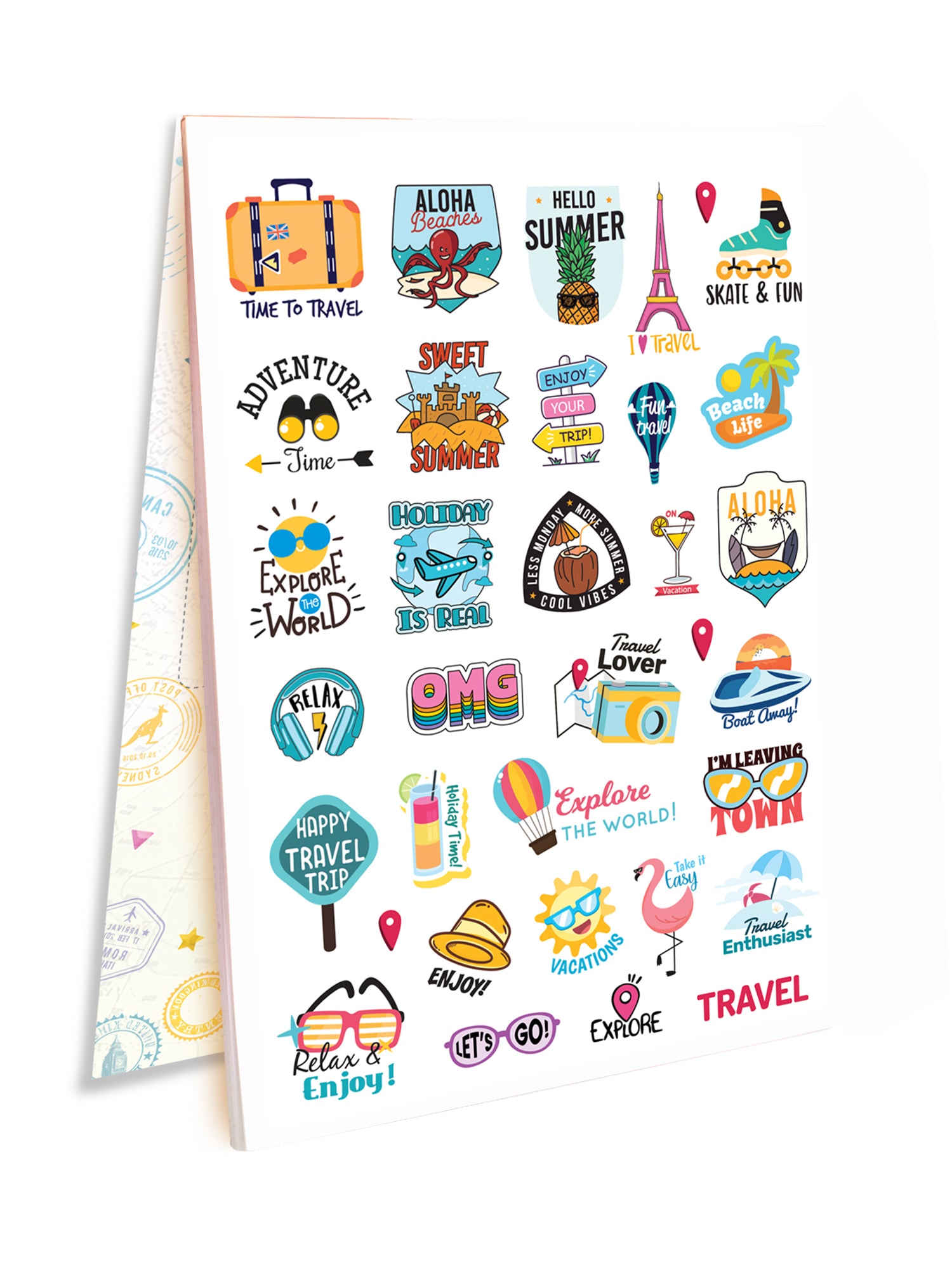 Tales of Travel Sticker Book