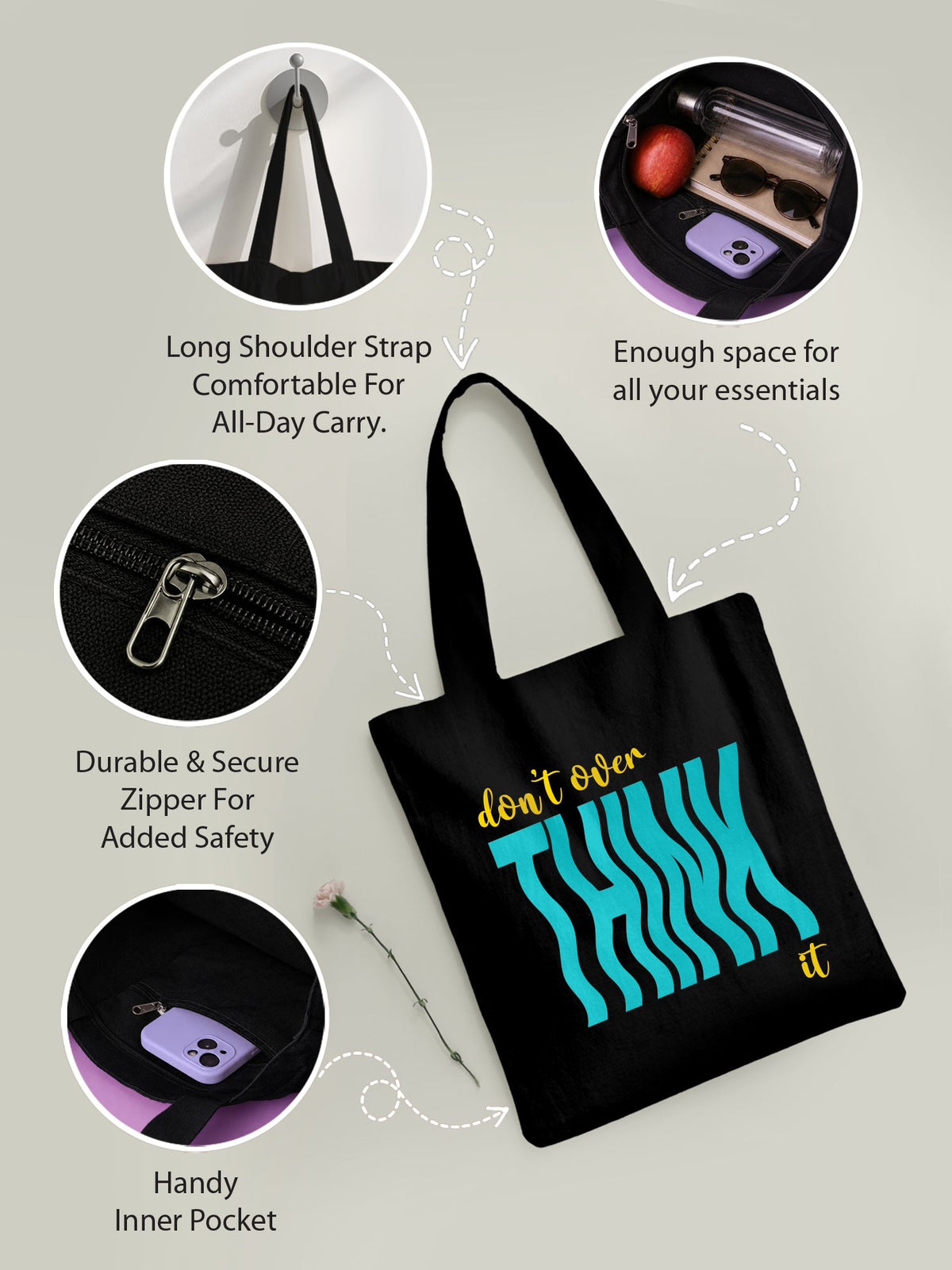 Wavy Mood Tote Bag