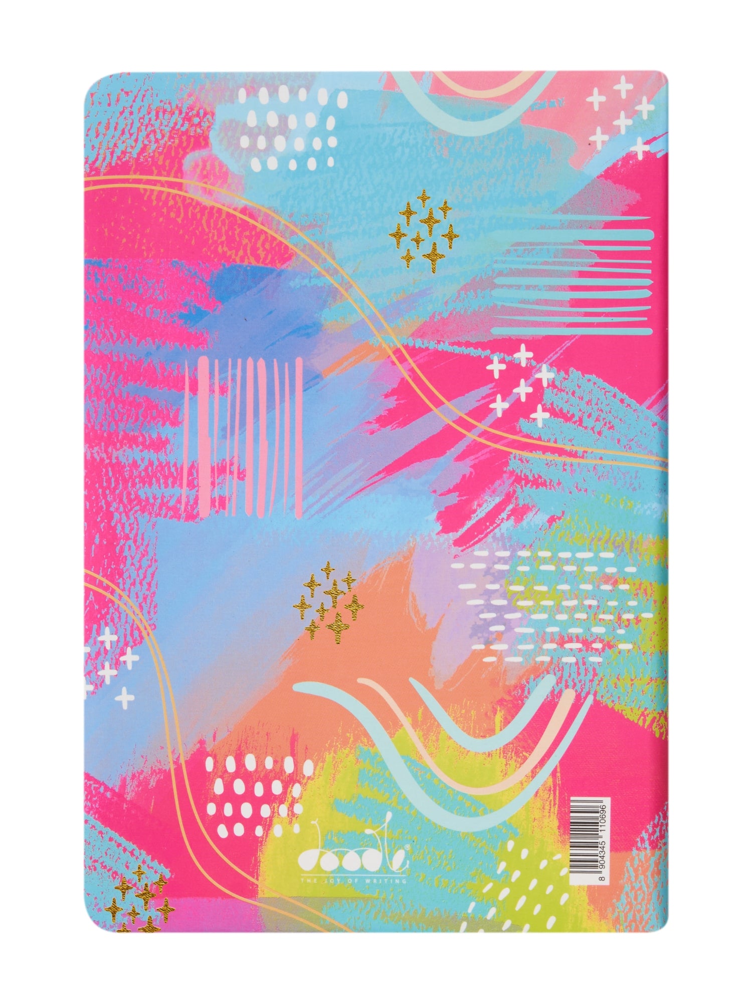 A5 Hard Bound Soft Foam Padded Paper Notebook - Wishing Wave
