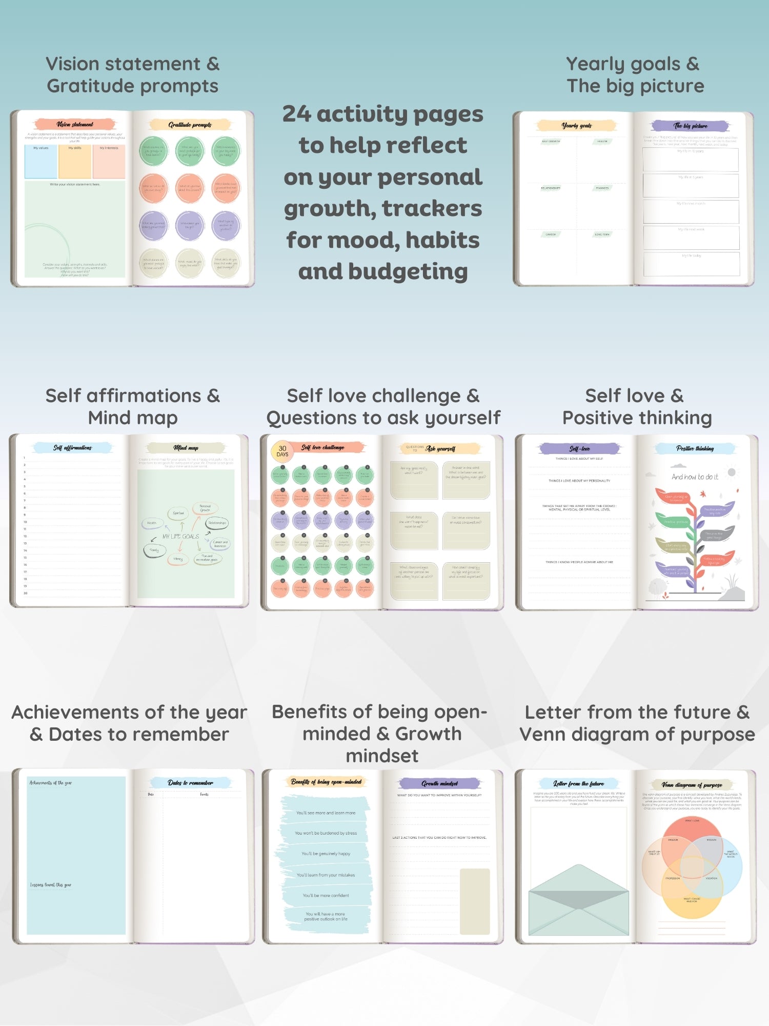 Personalized A5 Undated Work-Life Balance Planner - Flutter Form