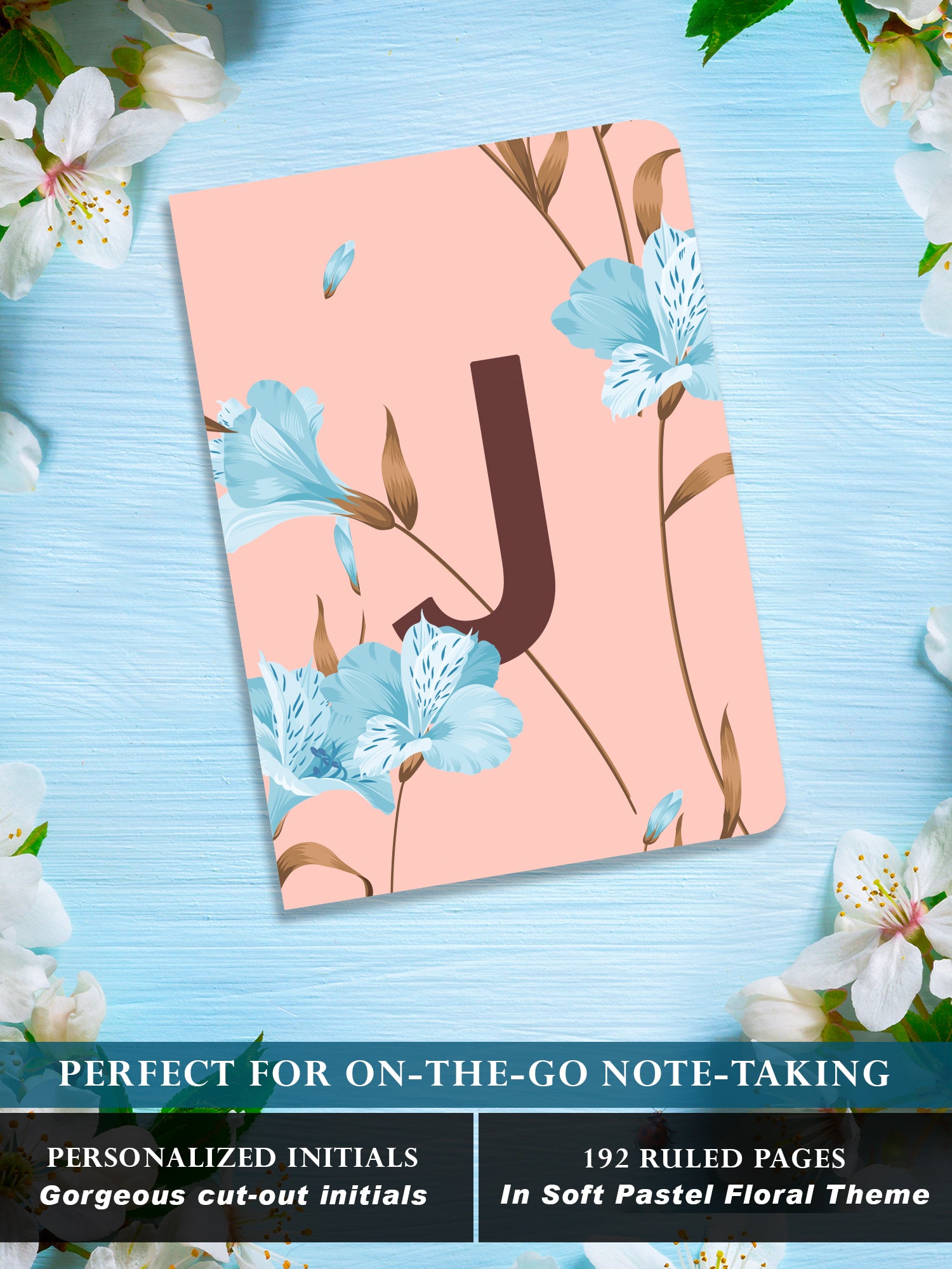 Initial J Monogram Gift Set