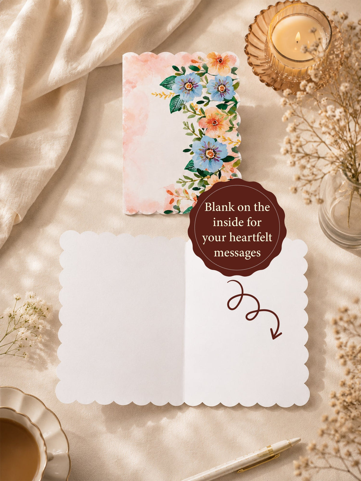 Watercolor Garden Notecard pack of 24