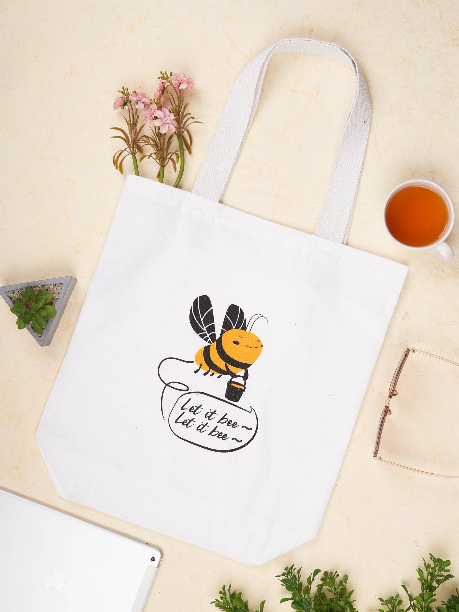 Doodle Bee Humour Tote Bag