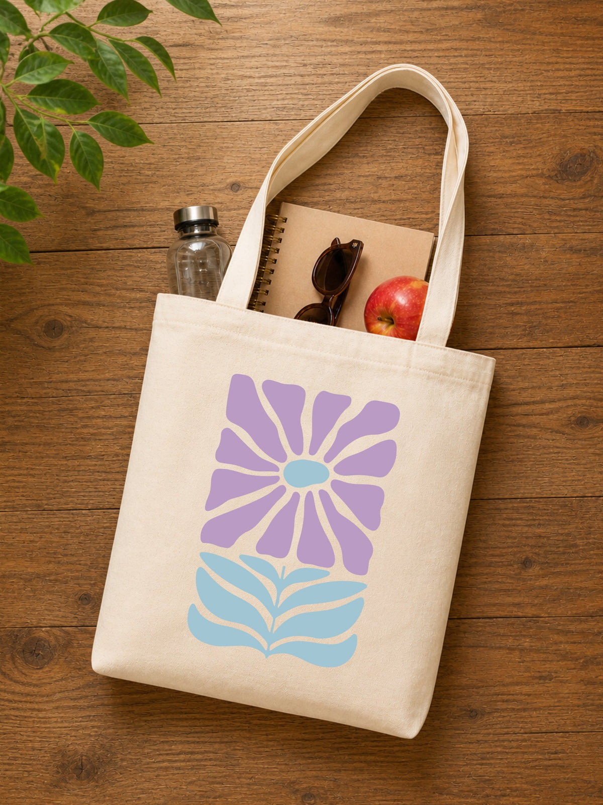 Lilac Bloom Aesthetic Tote Bag