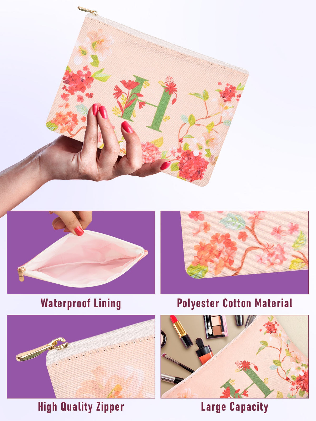 Initial H Monogram Gift Set