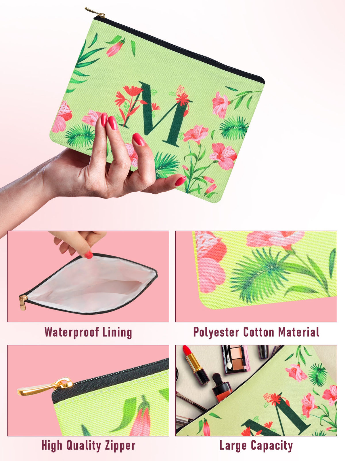 Initial M Monogram Gift Set