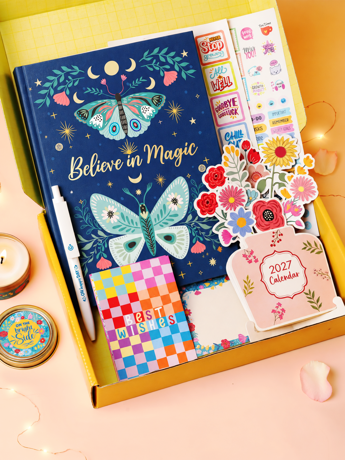 2027 Undated Yearly B5 Planner kit- Wing Spell