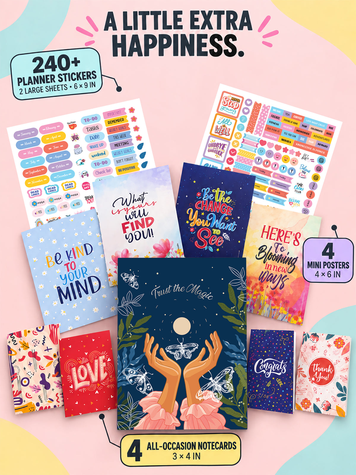 2027 Undated Yearly B5 Planner - Wings of Change