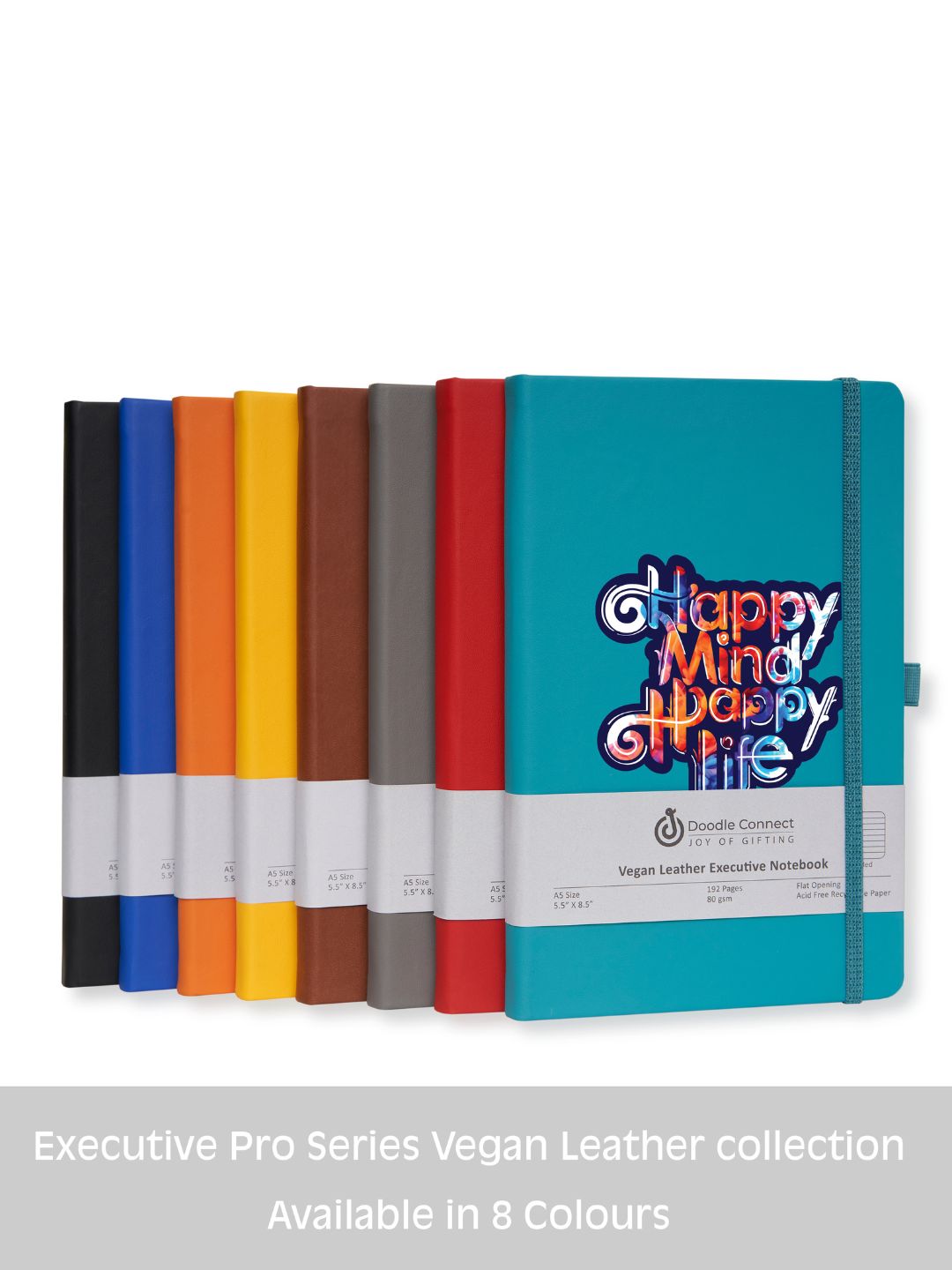 Happy Mind Happy Life3 (Ruled Turkish Blue - 017)