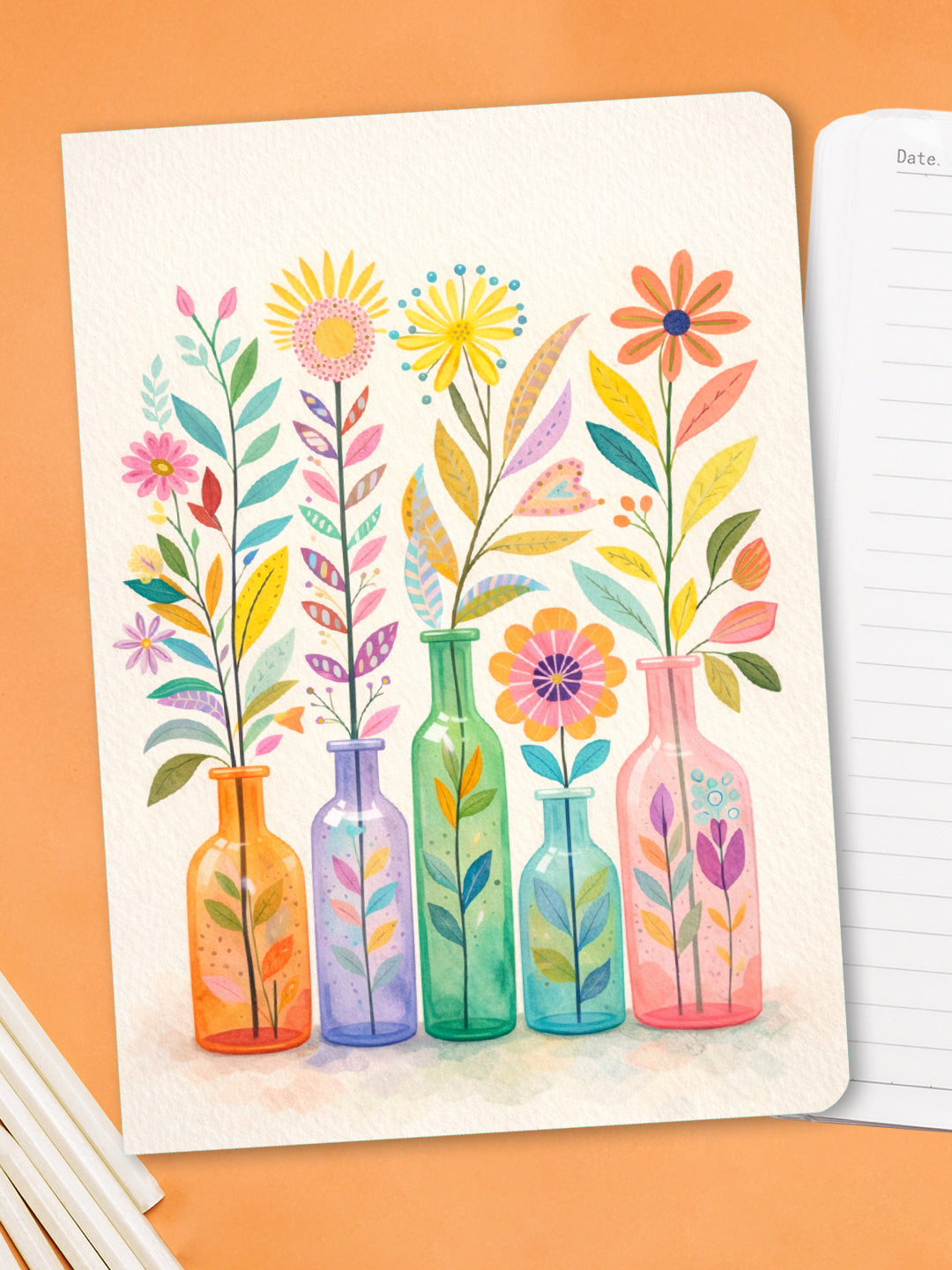 A5 Soft Cover Notebook-Daily Vibes 12