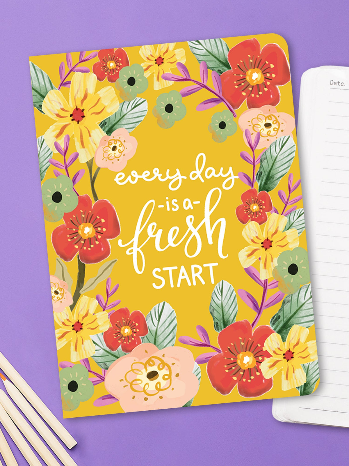 A5 Soft Cover Notebook - Daily Vibes 2