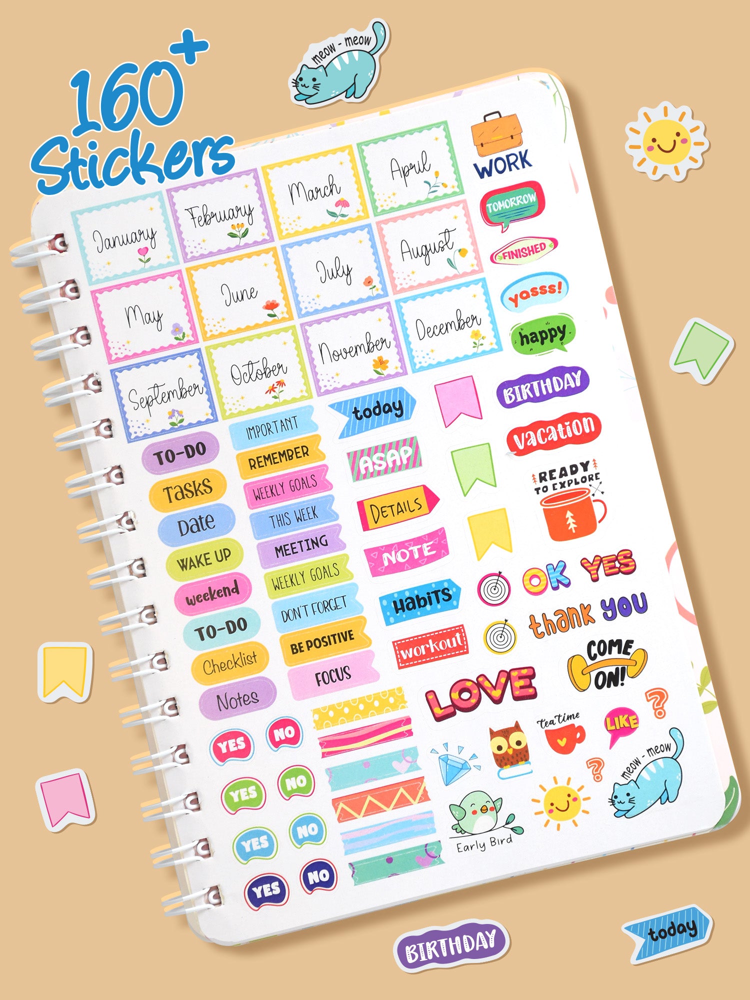 A5 Dream Life Undated Yearly Planner - Daily Drive - View 8