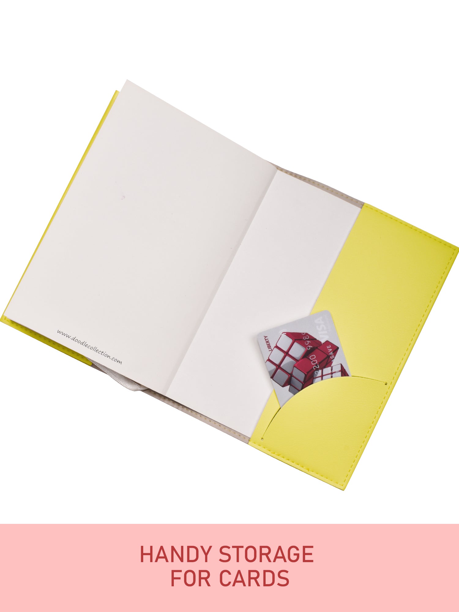 B6 Refillable Journal Notebook - Daisy Bloom (Yellow)