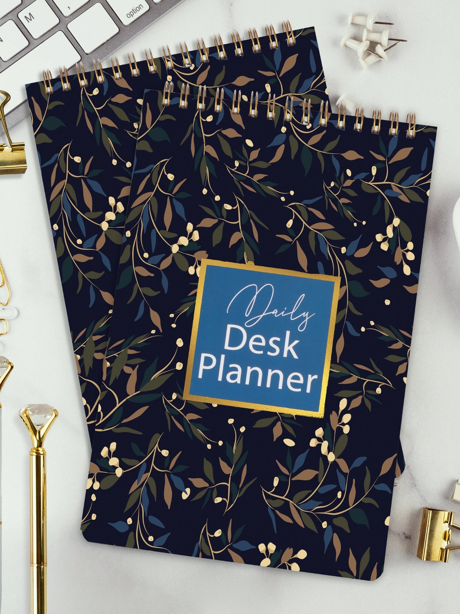 Mystic Ferns Daily Desk Planner