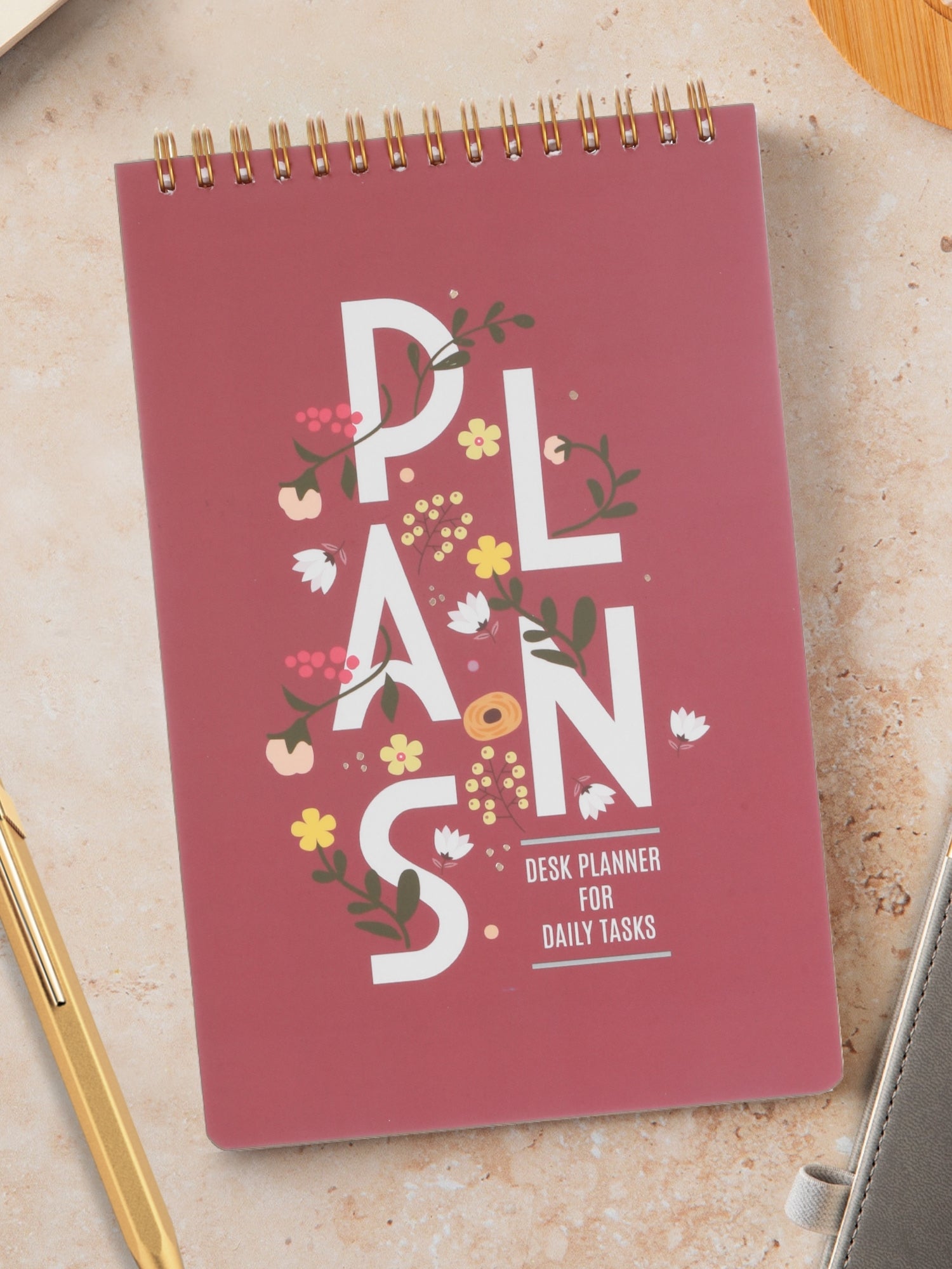 Simple Notes Daily Desk Planner