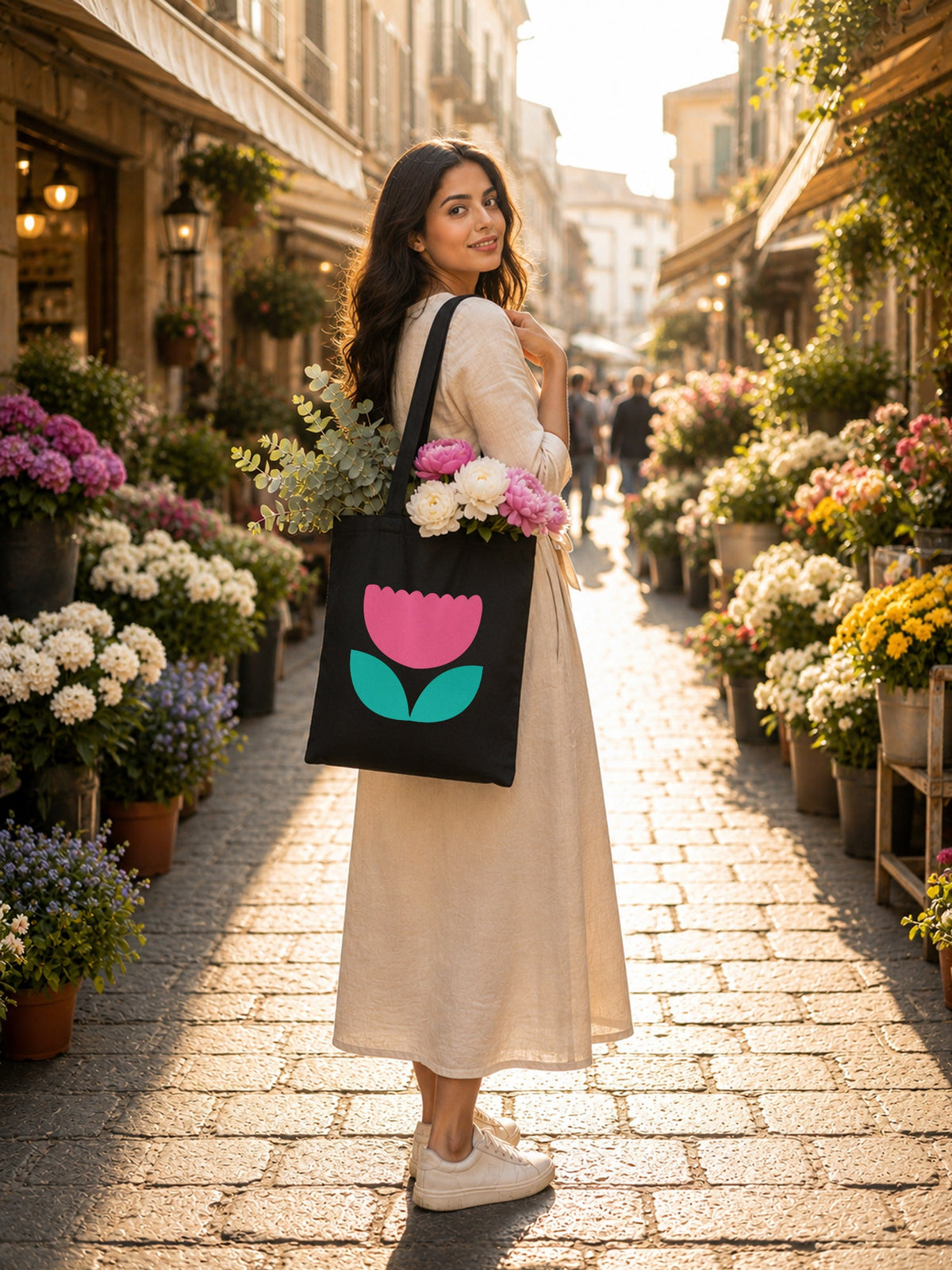Urban Bloom Tote Bag
