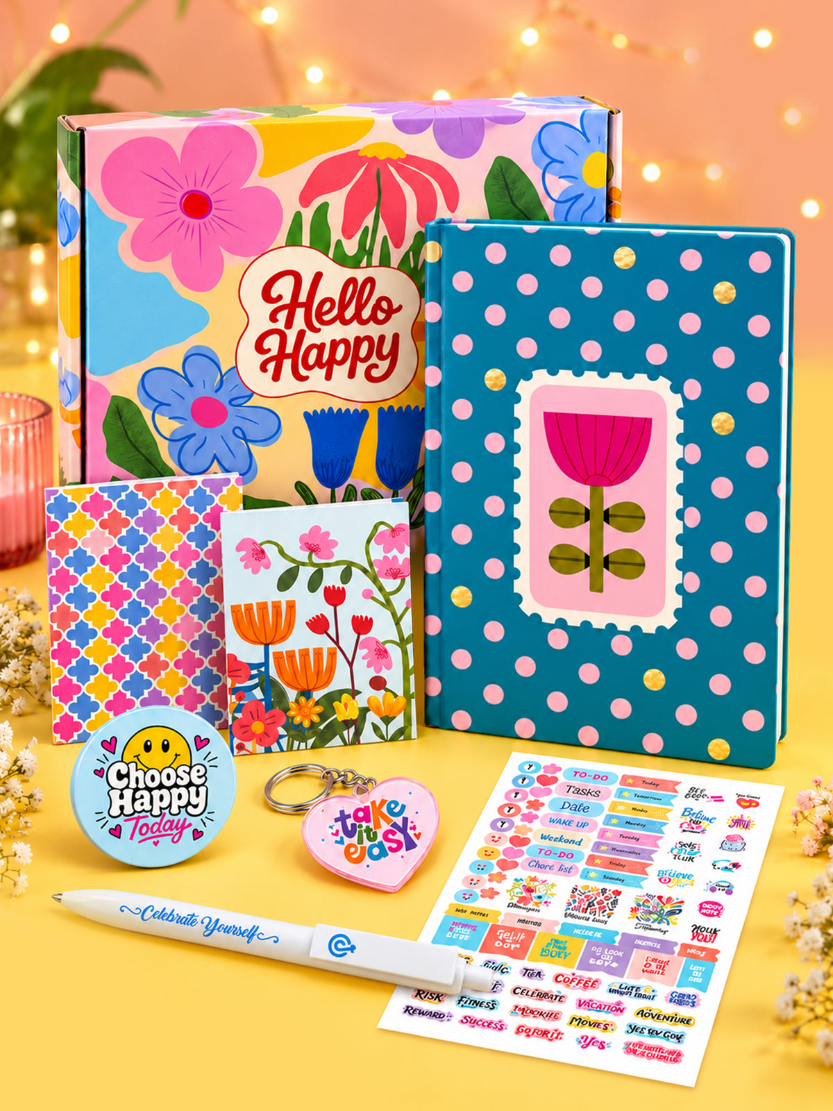 A5 Undated 2027 Planner- Tulip Pop