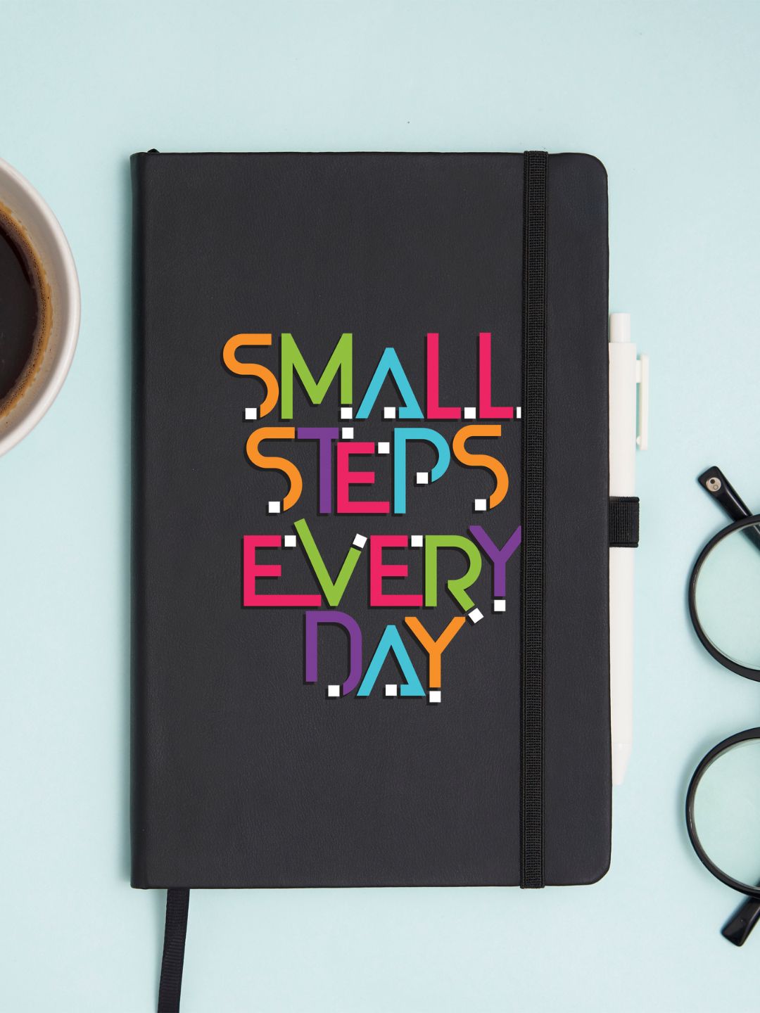 Small Steps Every Day4 (Ruled Black - 004)