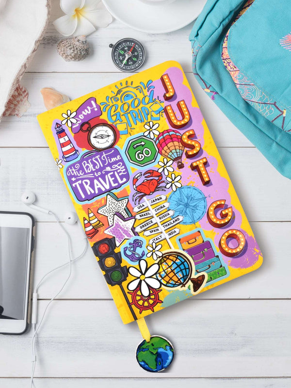 Doodle Good Trip Hard Bound A5 Notebook - DoodleCollection Store