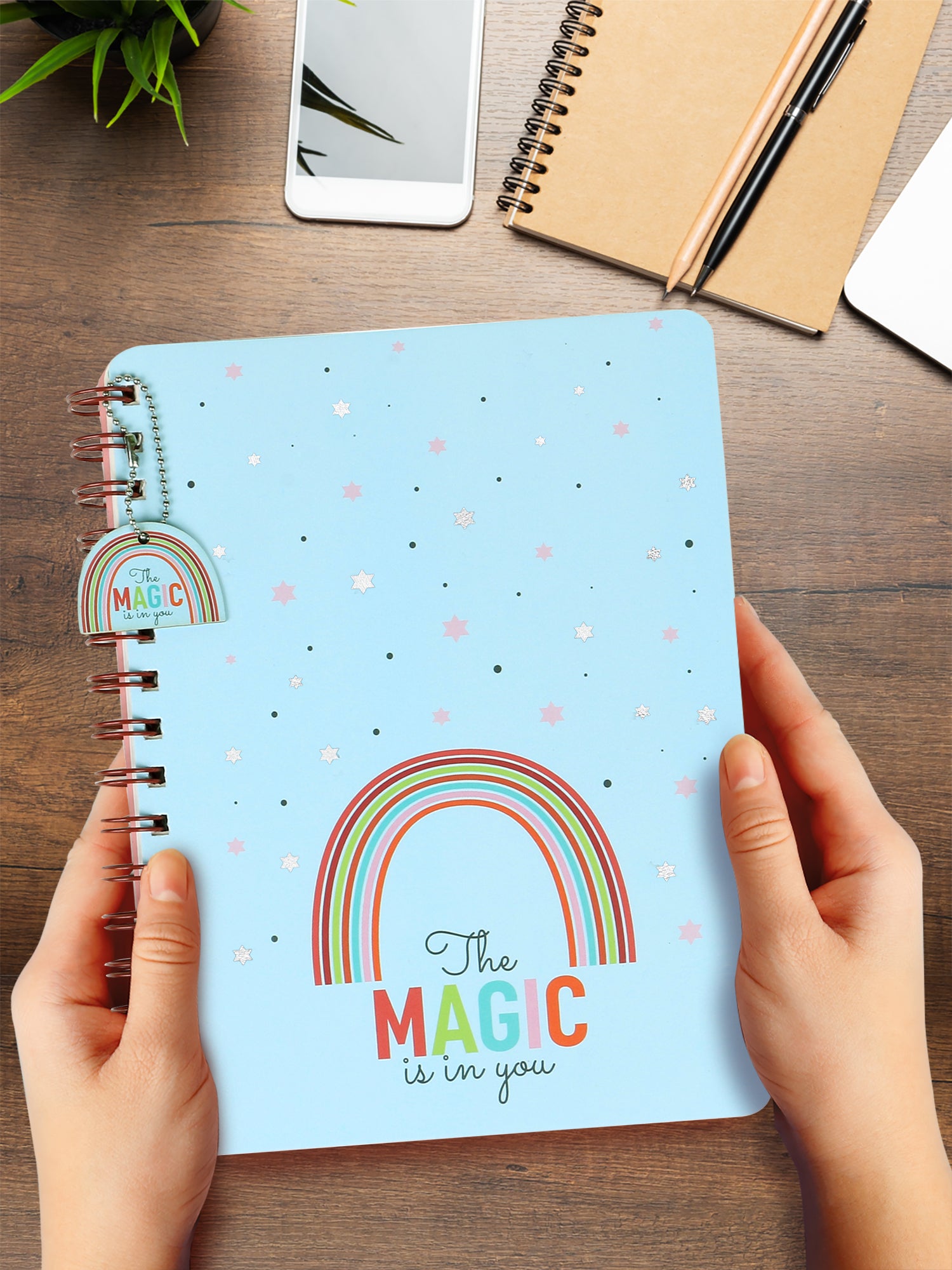 Magical Rainbow Hard Bound B5 Notebook - Wiro