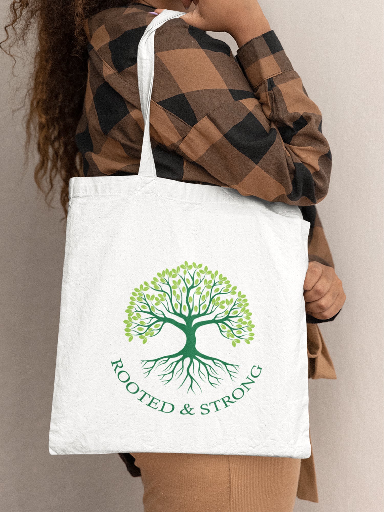 Doodle Rooted and Strong Tote Bag