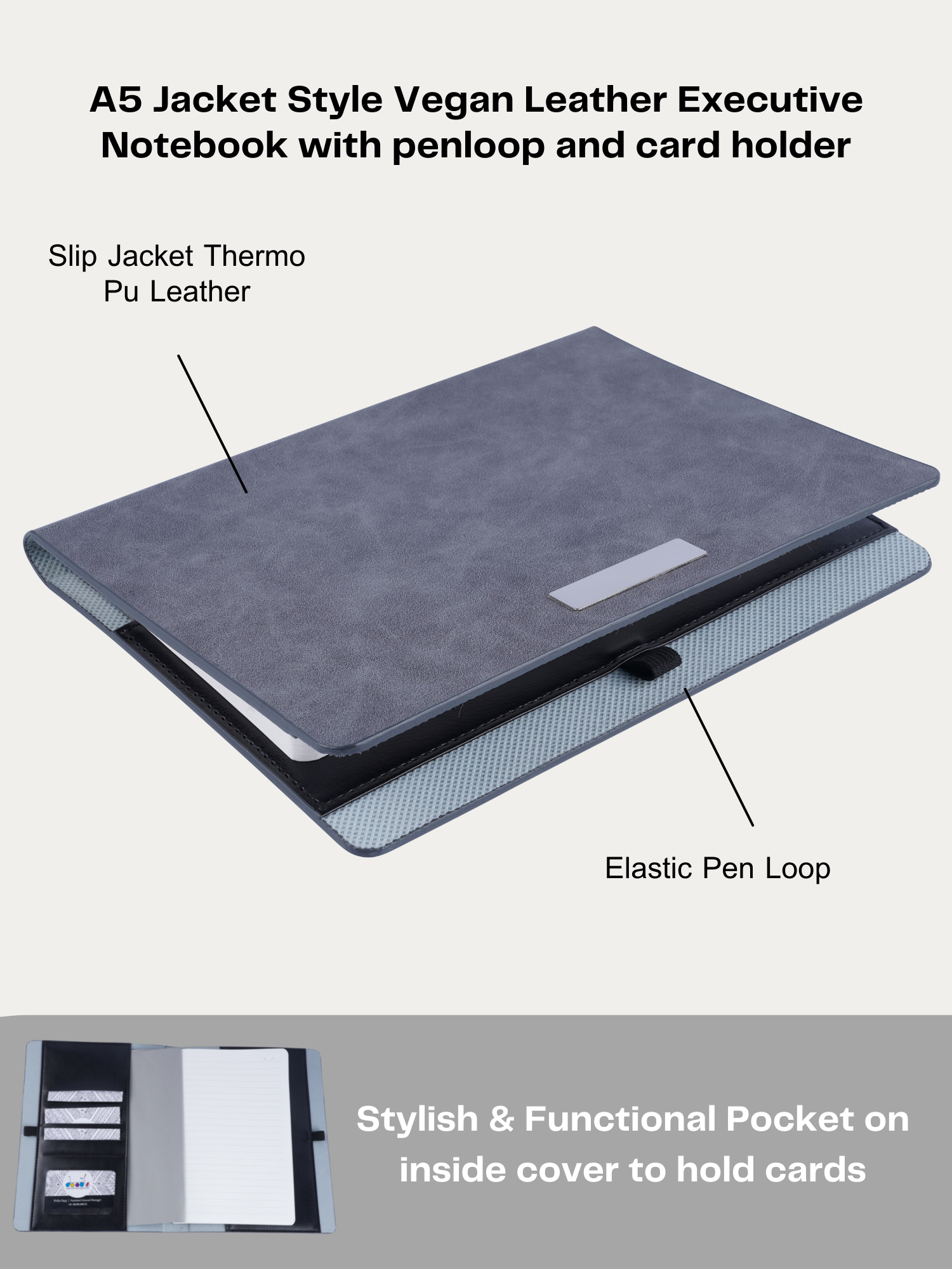 Kent - Grey Notebook