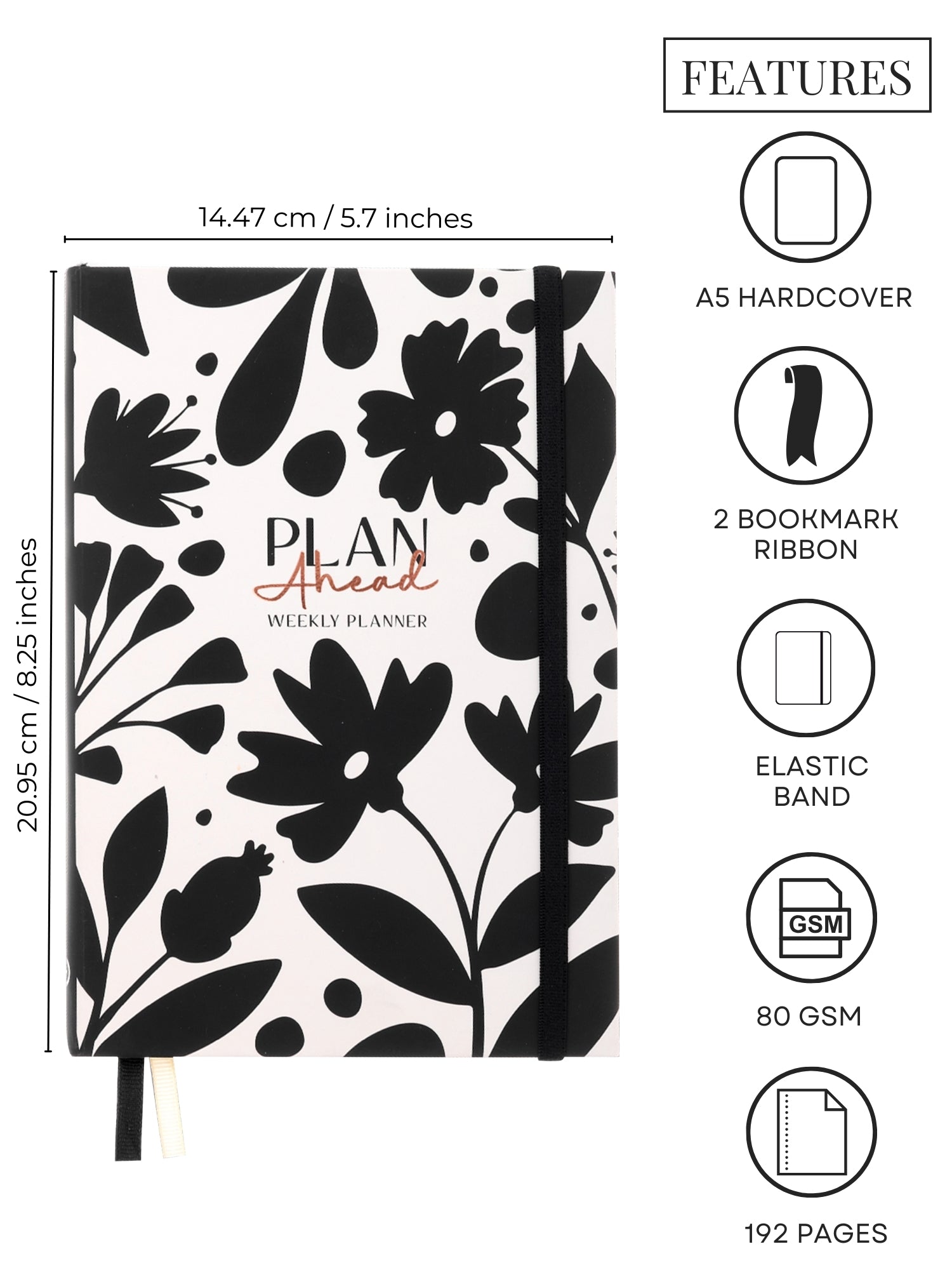 Midnight Bloom Weekly Planner