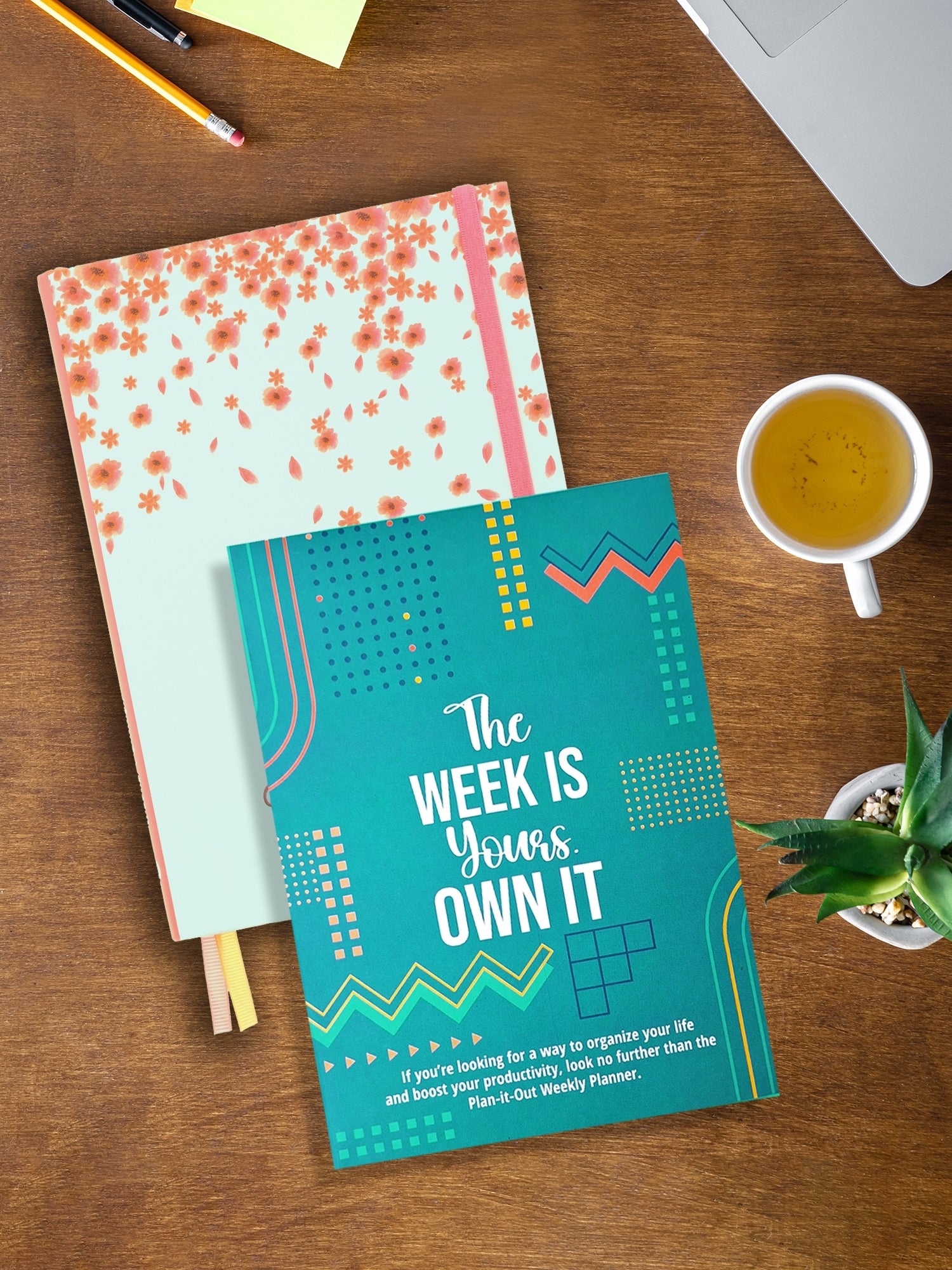 Personalized Undated A5 Weekly Planner - Petal Shower