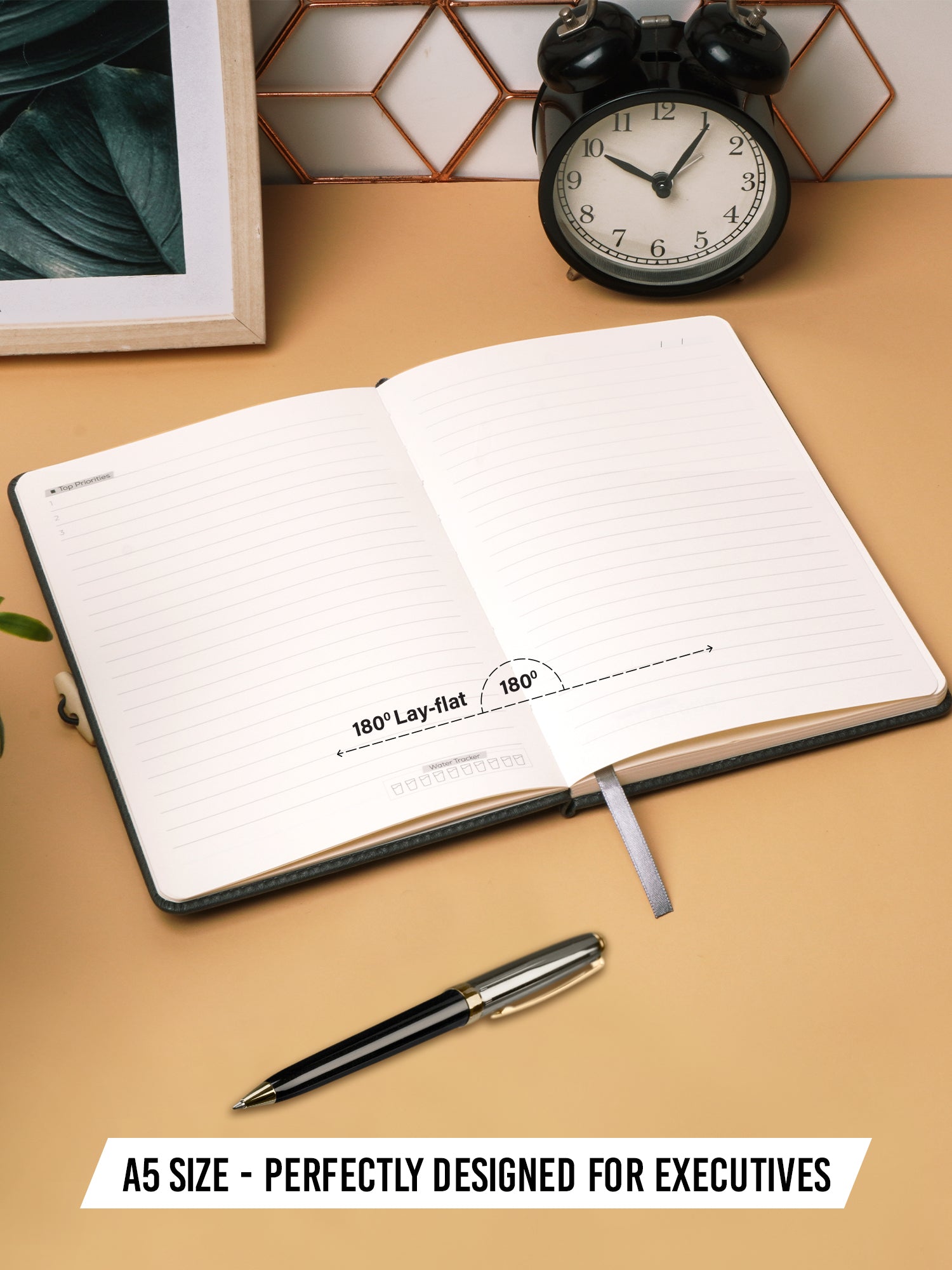 A5 Premium Executive Notebook - Pro Elite 2 (Grey)