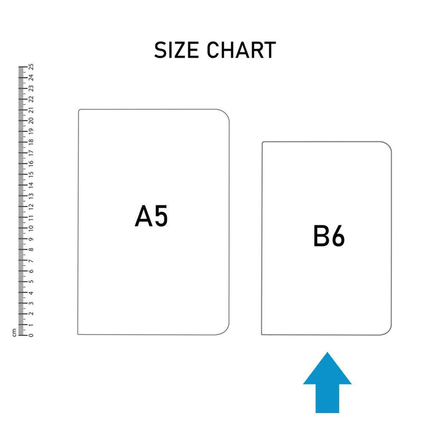 Initial A Monogram Soft Bound B6 Notebook