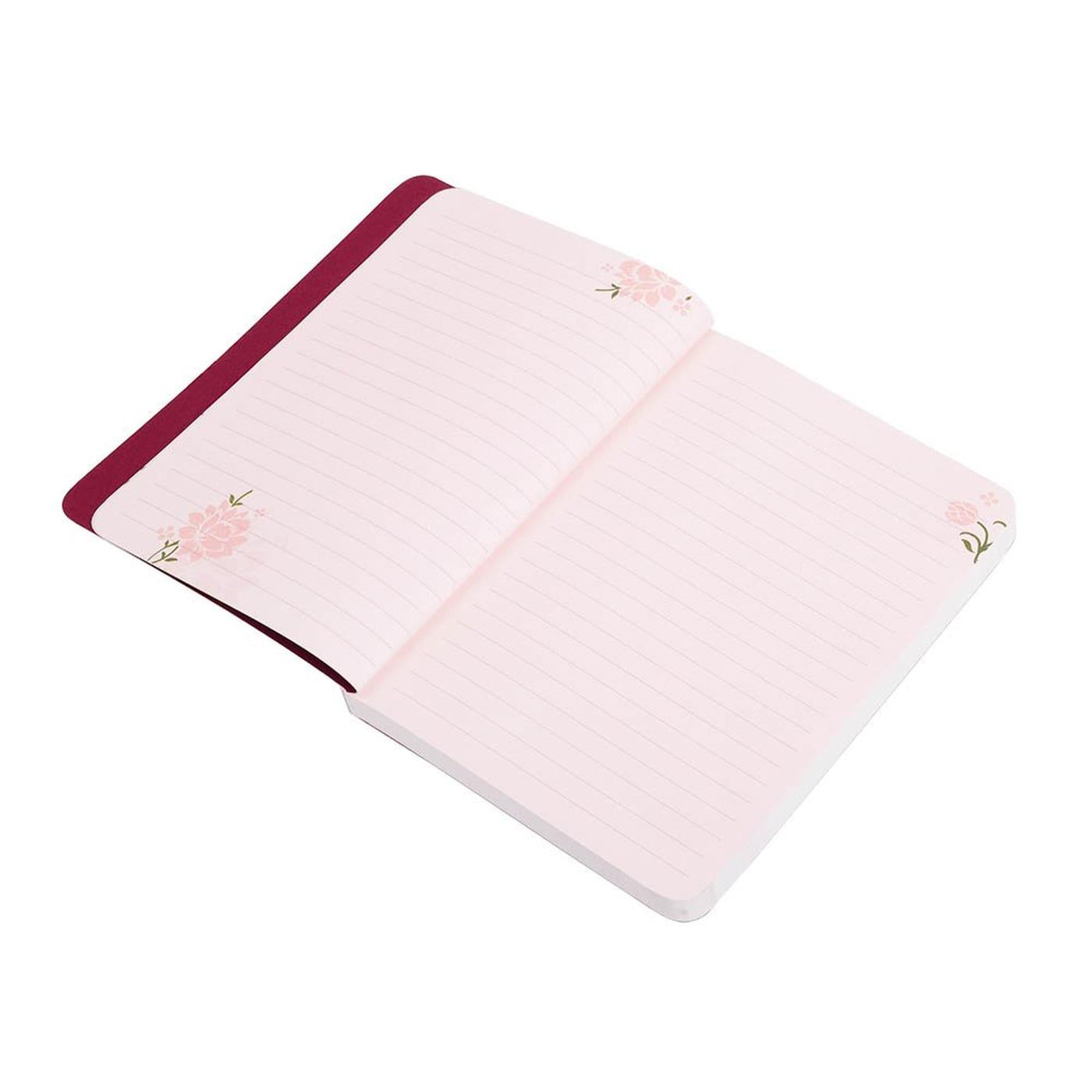 Initial G - Floral Monogram Notebook