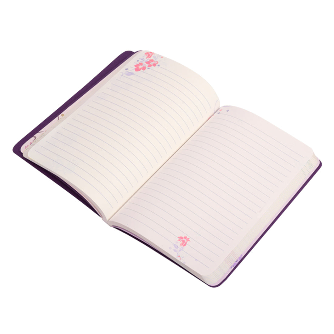 Initial Q - Floral Monogram notebook