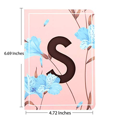 Initial S - Floral Monogram Notebook