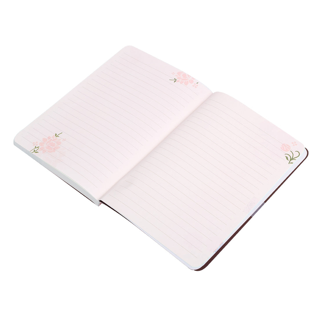 Initial S - Floral Monogram Notebook