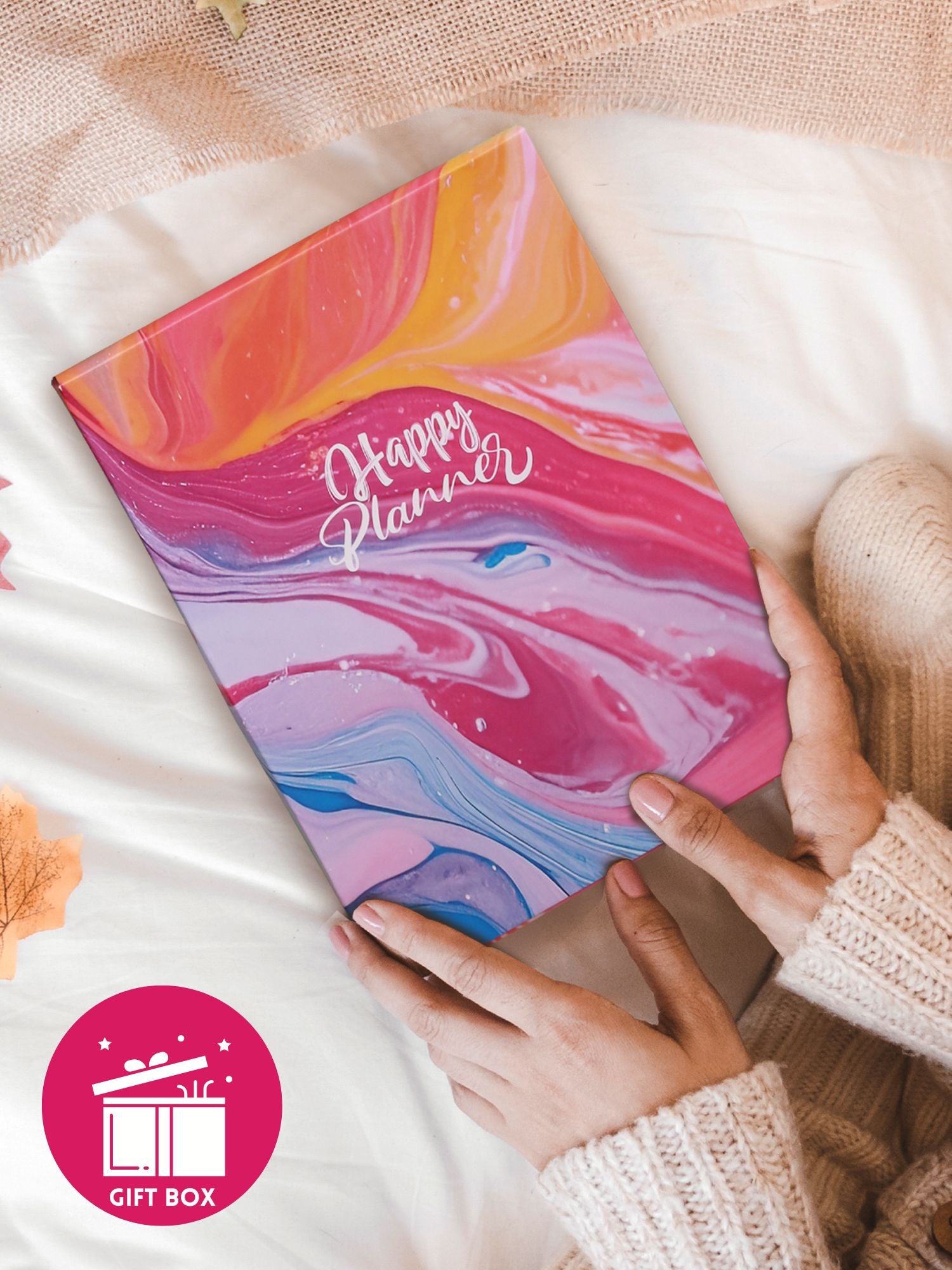 Personalized B5 Happiness Planner - Flowing Thoughts